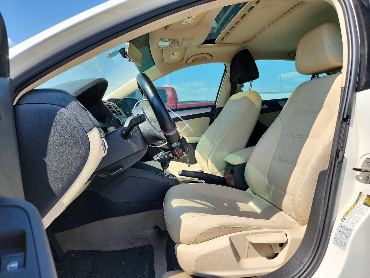 2012 Volkswagen Jetta Tdi White vin: 3VWLL7AJ3CM426140