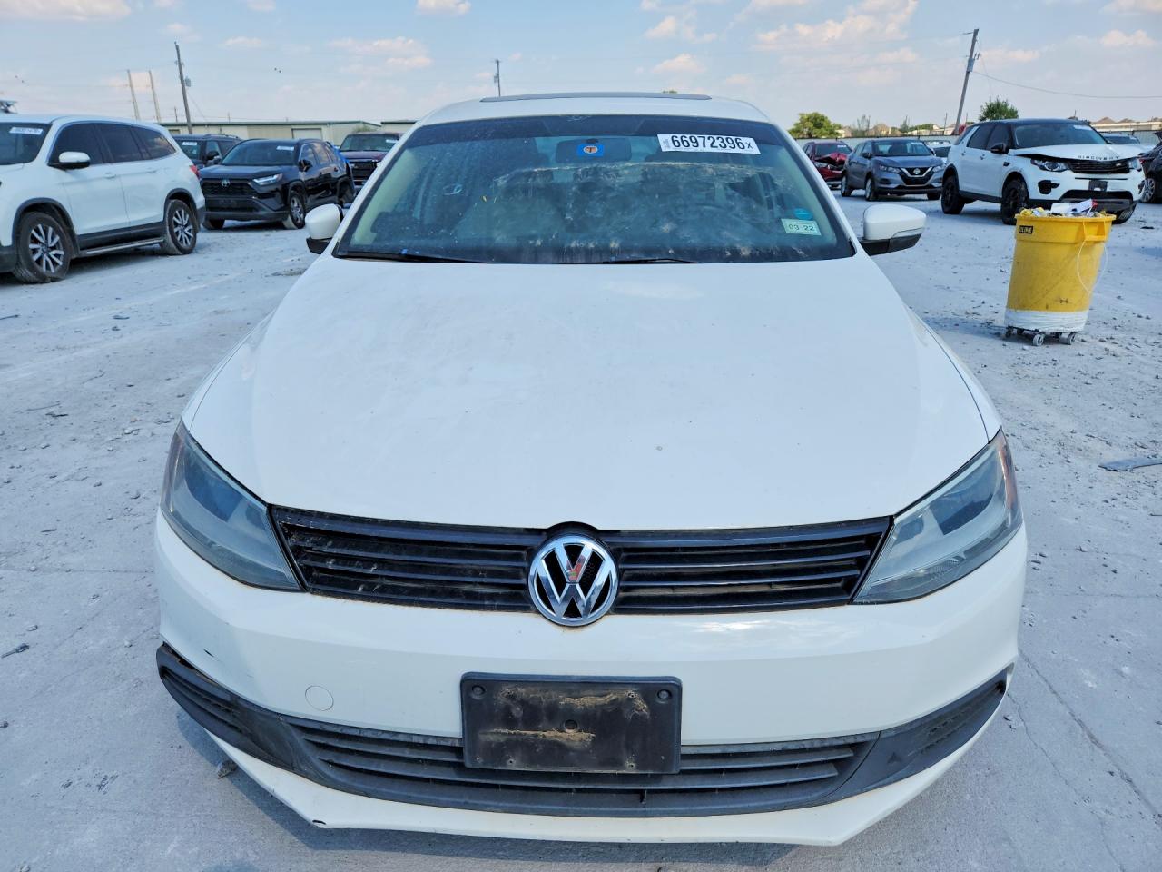 2012 Volkswagen Jetta Tdi White vin: 3VWLL7AJ3CM426140