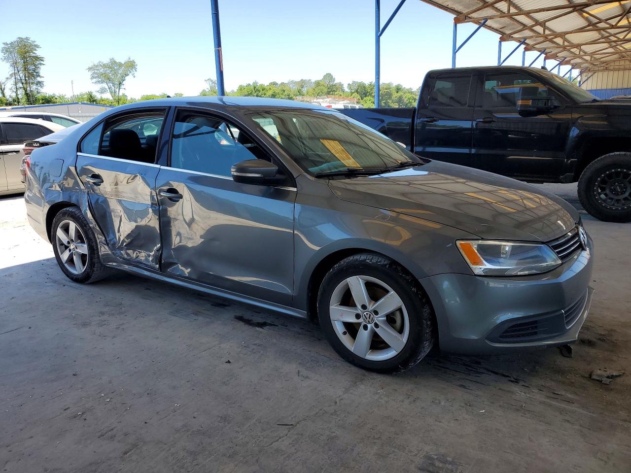 2013 Volkswagen Jetta Tdi Gray vin: 3VWLL7AJ3DM245587