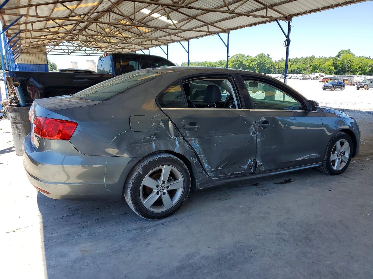 2013 Volkswagen Jetta Tdi Gray vin: 3VWLL7AJ3DM245587