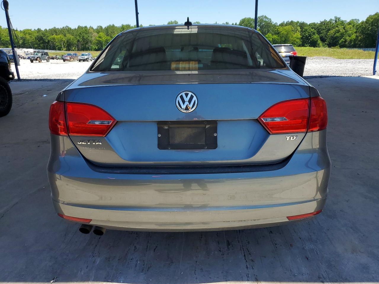 2013 Volkswagen Jetta Tdi Gray vin: 3VWLL7AJ3DM245587