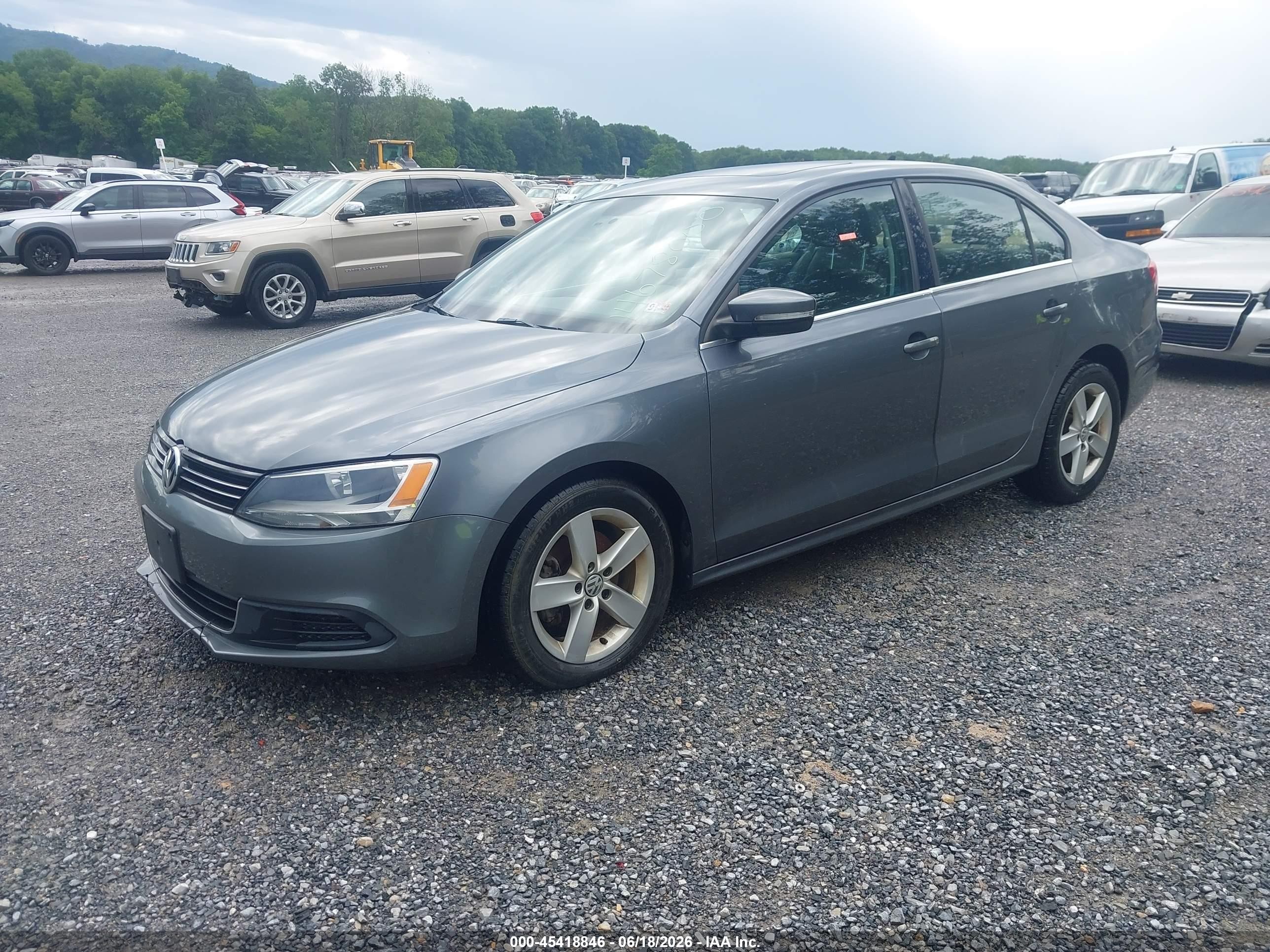 2013 Volkswagen Jetta 2.0l Tdi Gray vin: 3VWLL7AJ3DM389754