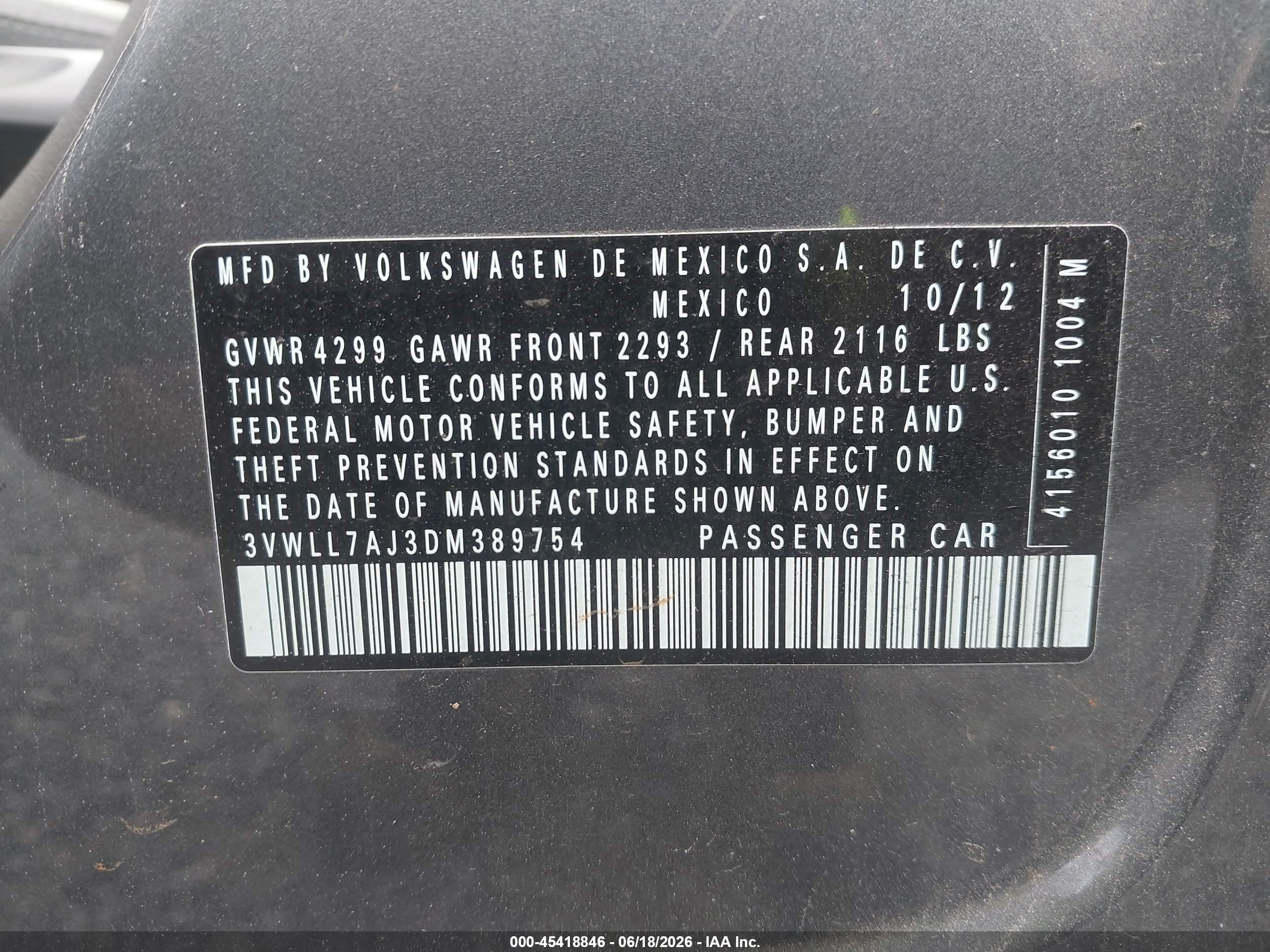 2013 Volkswagen Jetta 2.0l Tdi Gray vin: 3VWLL7AJ3DM389754
