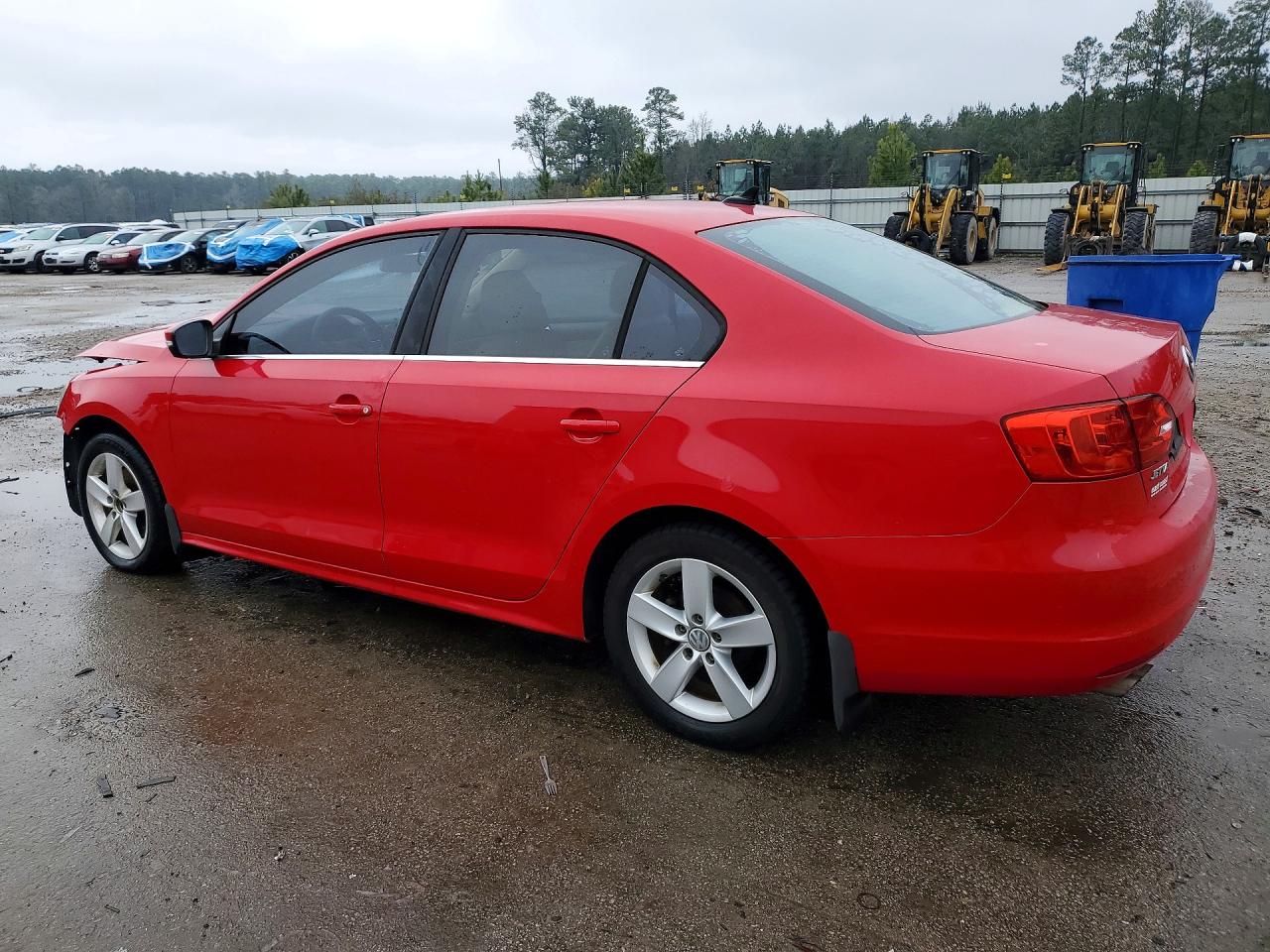 2013 Volkswagen Jetta Tdi Red vin: 3VWLL7AJ3DM421442