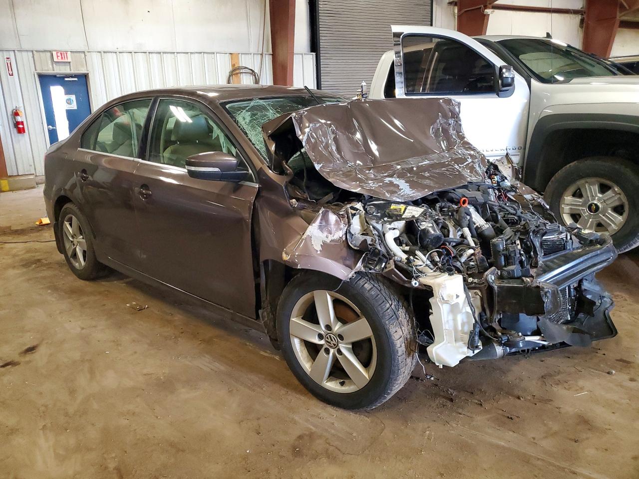 2013 Volkswagen Jetta Tdi Brown vin: 3VWLL7AJ3DM441223
