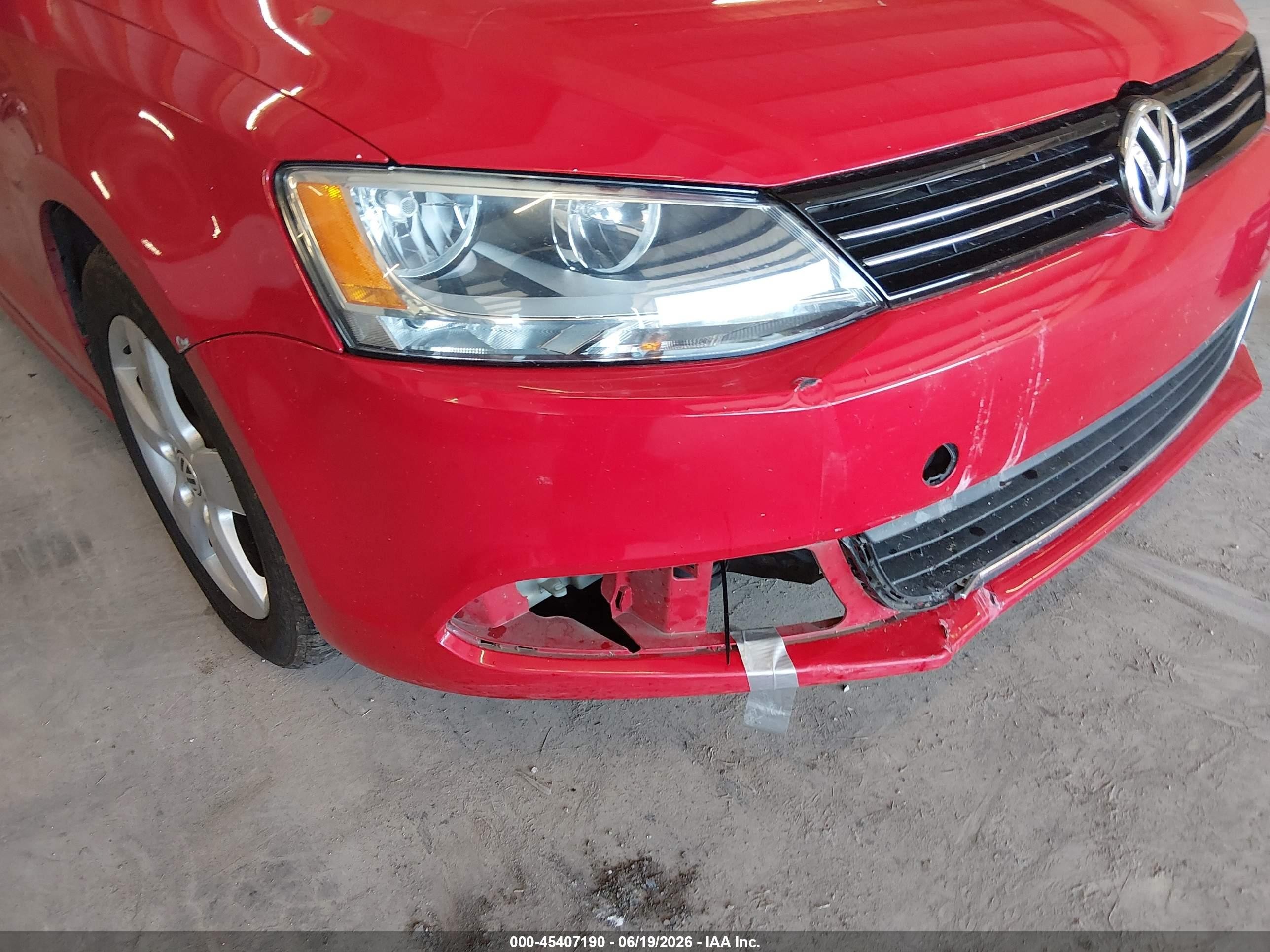 2014 Volkswagen Jetta 2.0l Tdi Red vin: 3VWLL7AJ3EM248670