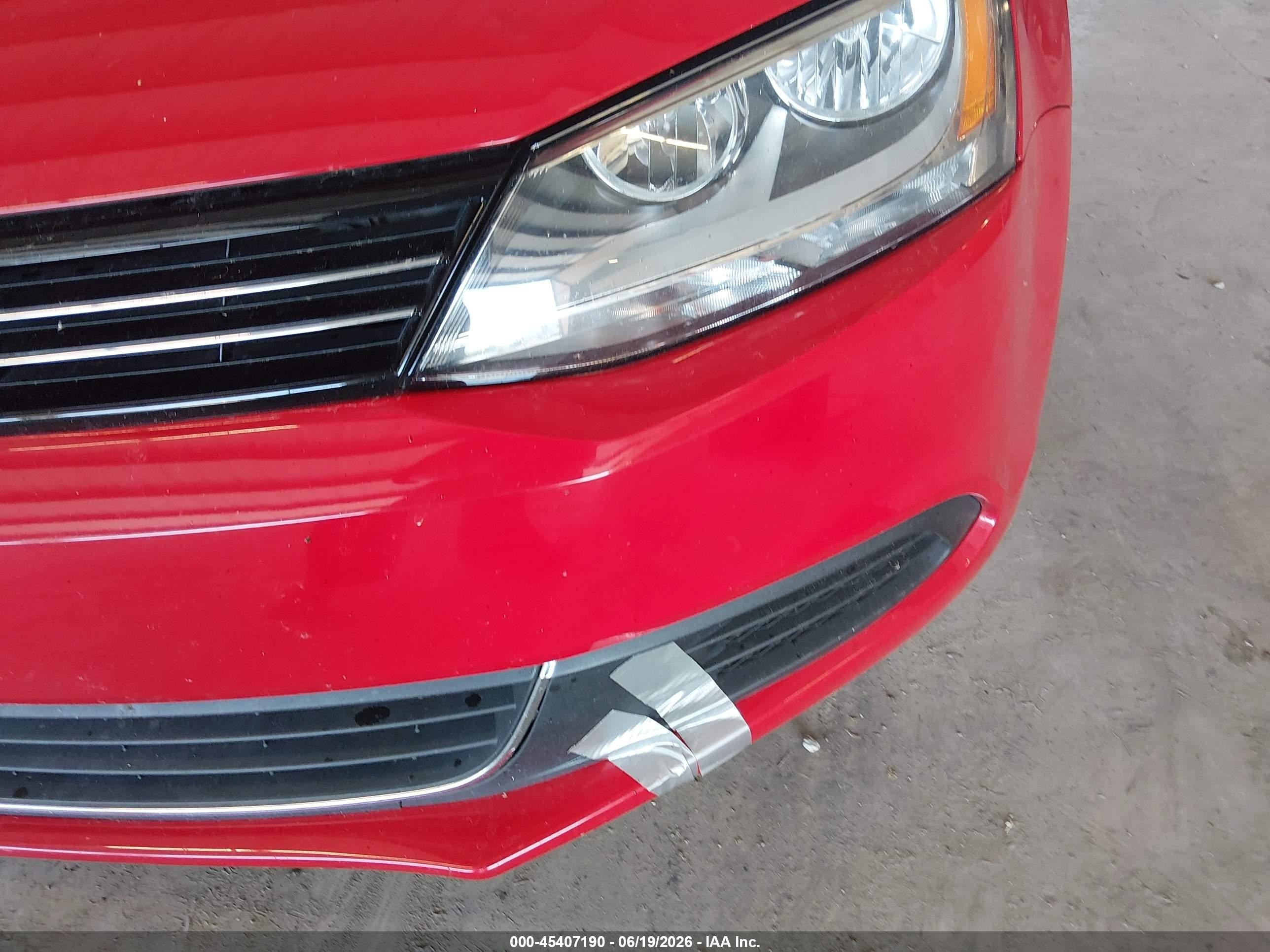 2014 Volkswagen Jetta 2.0l Tdi Red vin: 3VWLL7AJ3EM248670