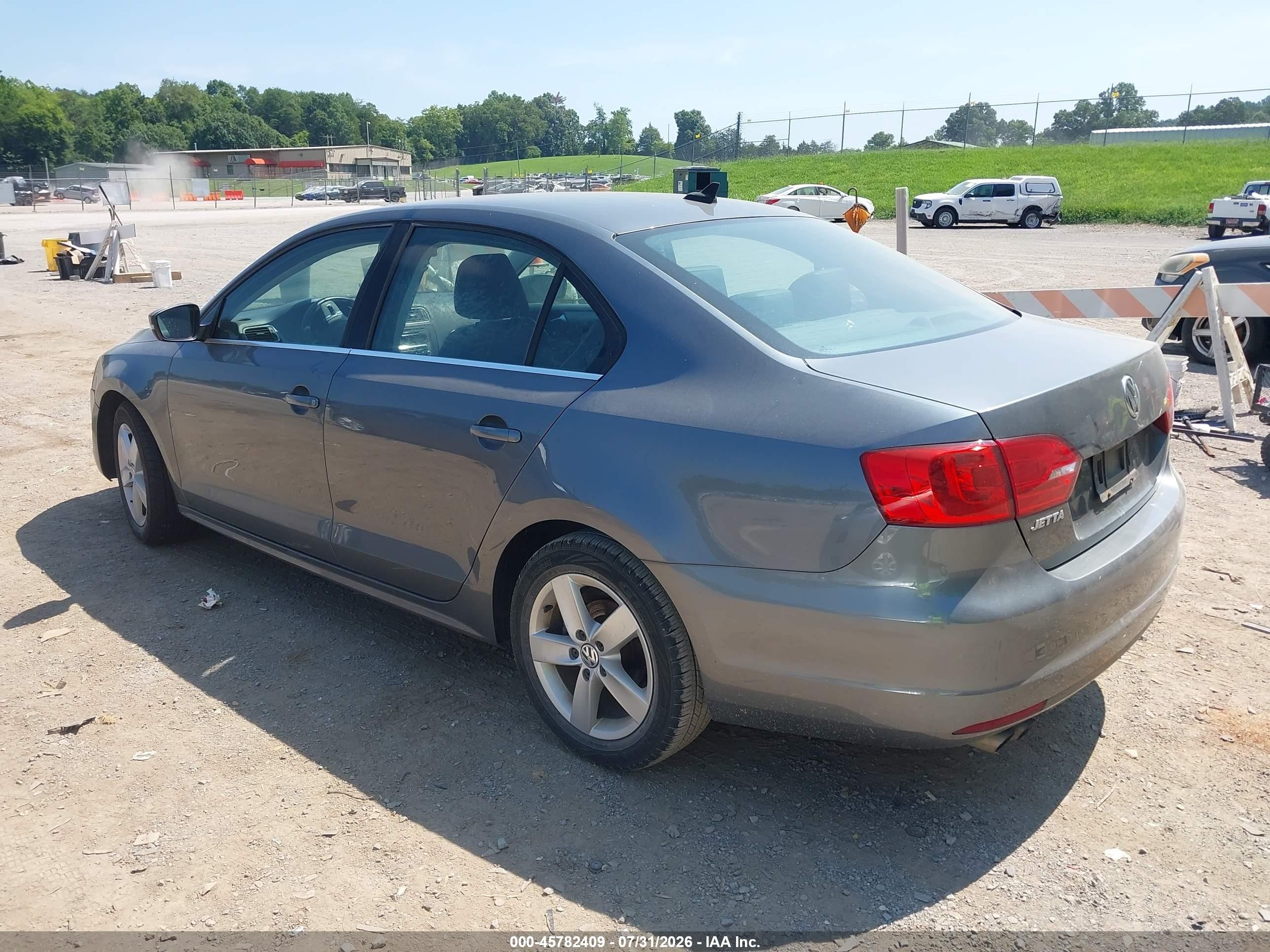 2014 Volkswagen Jetta 2.0l Tdi Gray vin: 3VWLL7AJ3EM322847