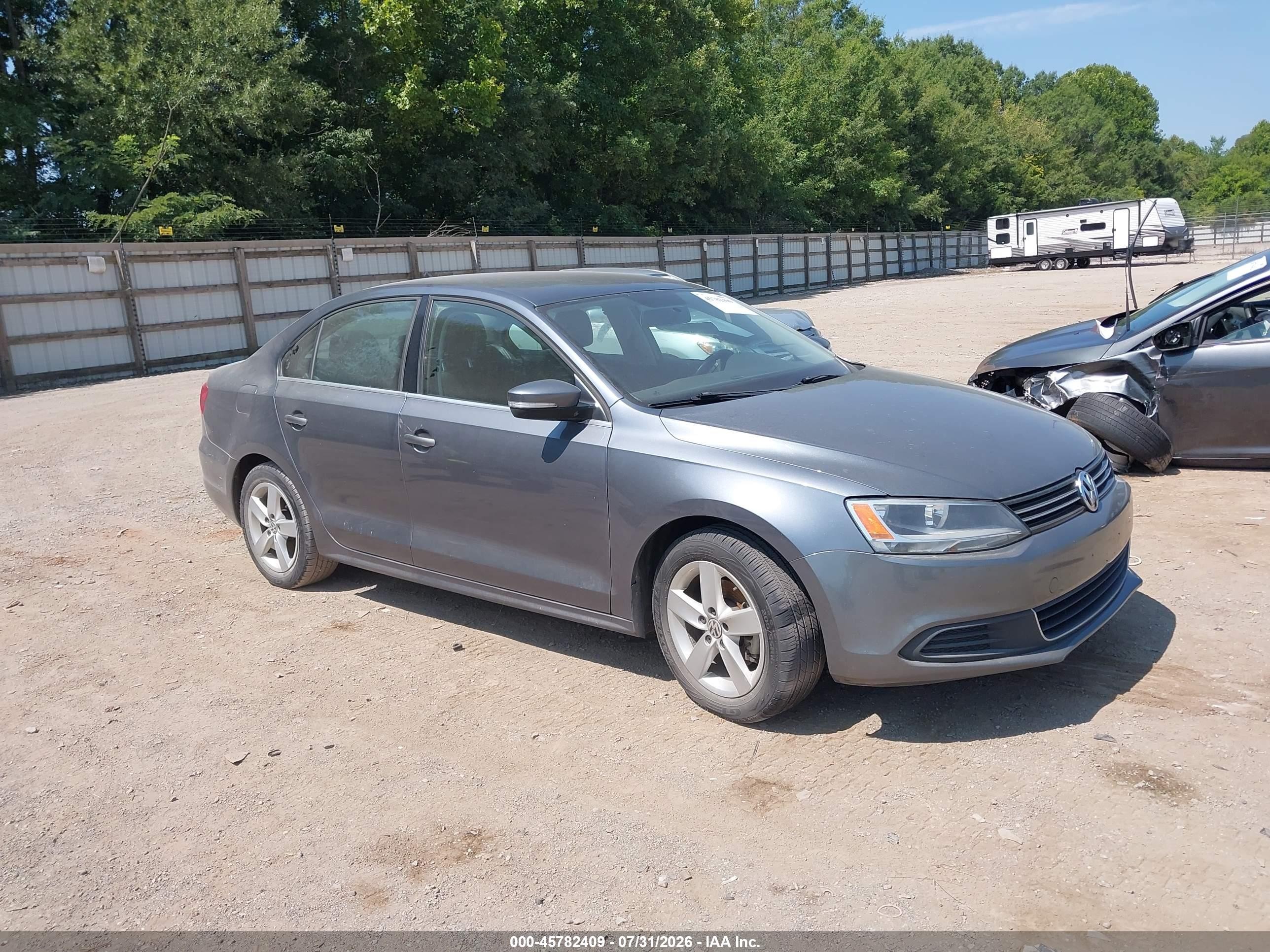 2014 Volkswagen Jetta 2.0l Tdi Gray vin: 3VWLL7AJ3EM322847