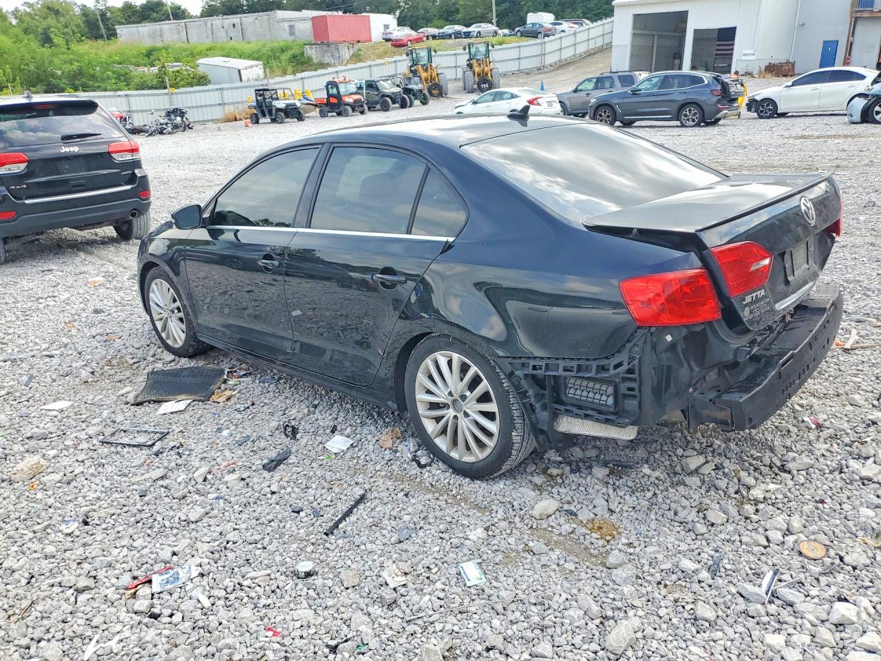 2014 Volkswagen Jetta Tdi Black vin: 3VWLL7AJ3EM410457