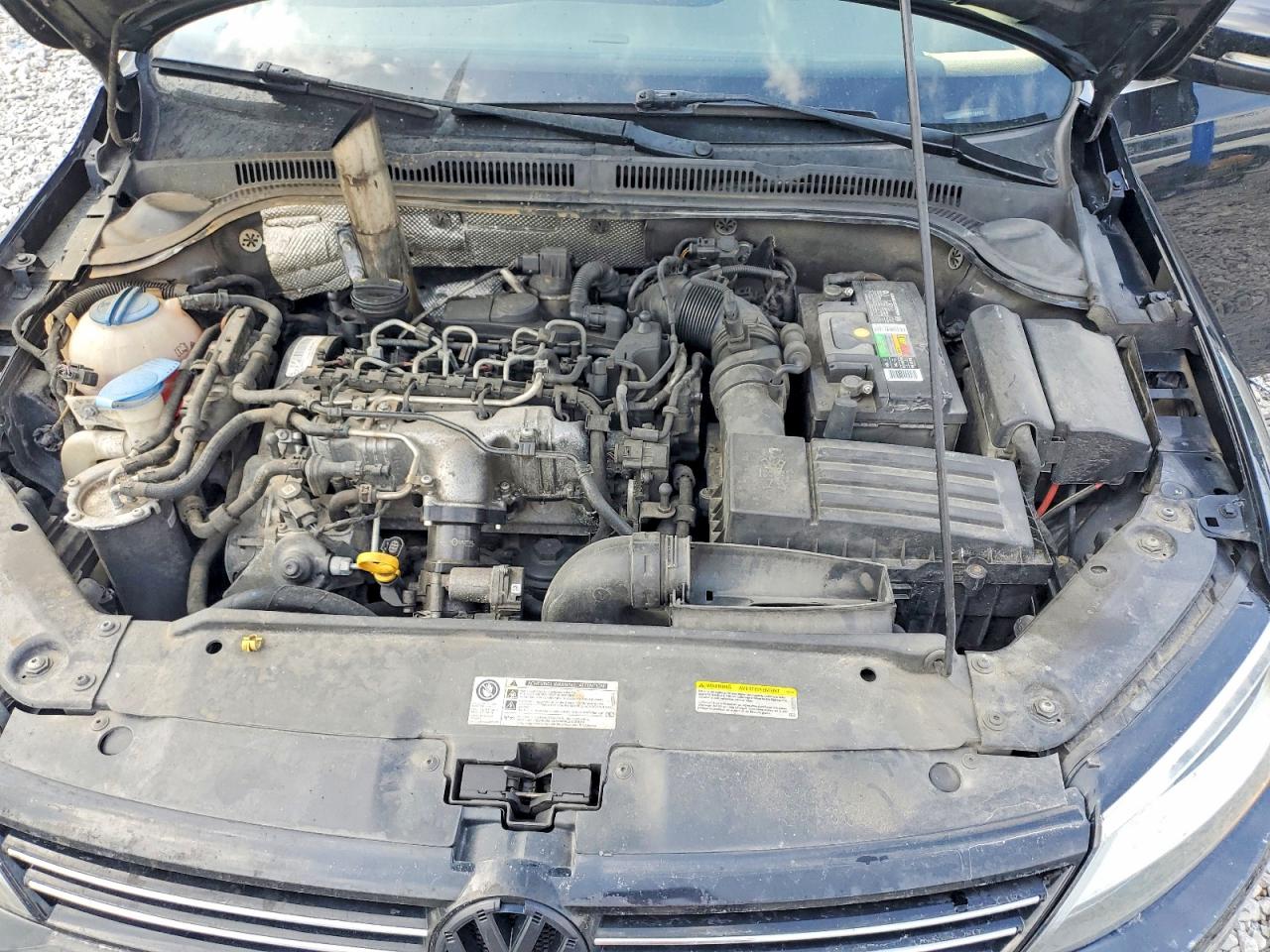2014 Volkswagen Jetta Tdi Black vin: 3VWLL7AJ3EM410457