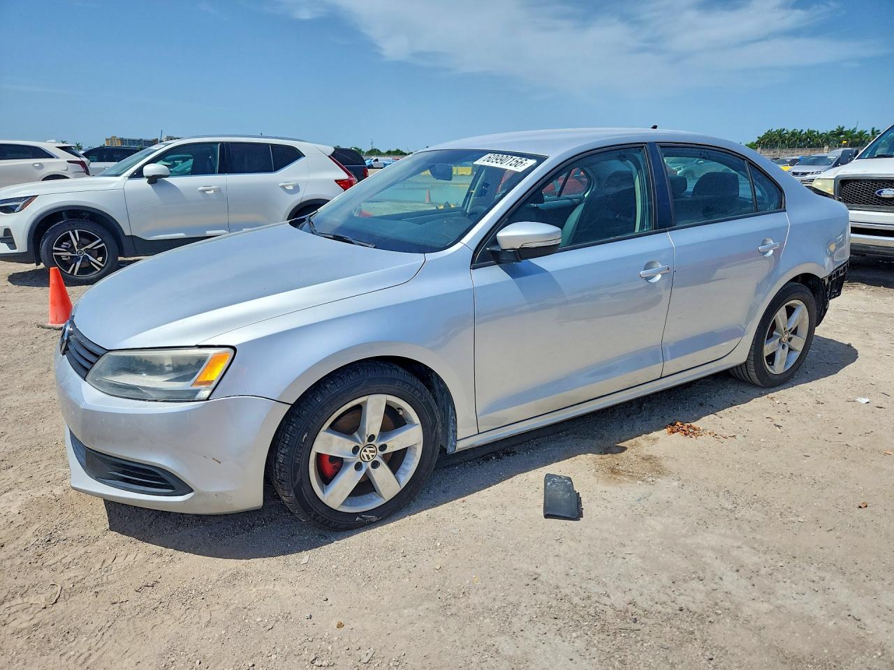 2012 Volkswagen Jetta Tdi Silver vin: 3VWLL7AJ4CM082964