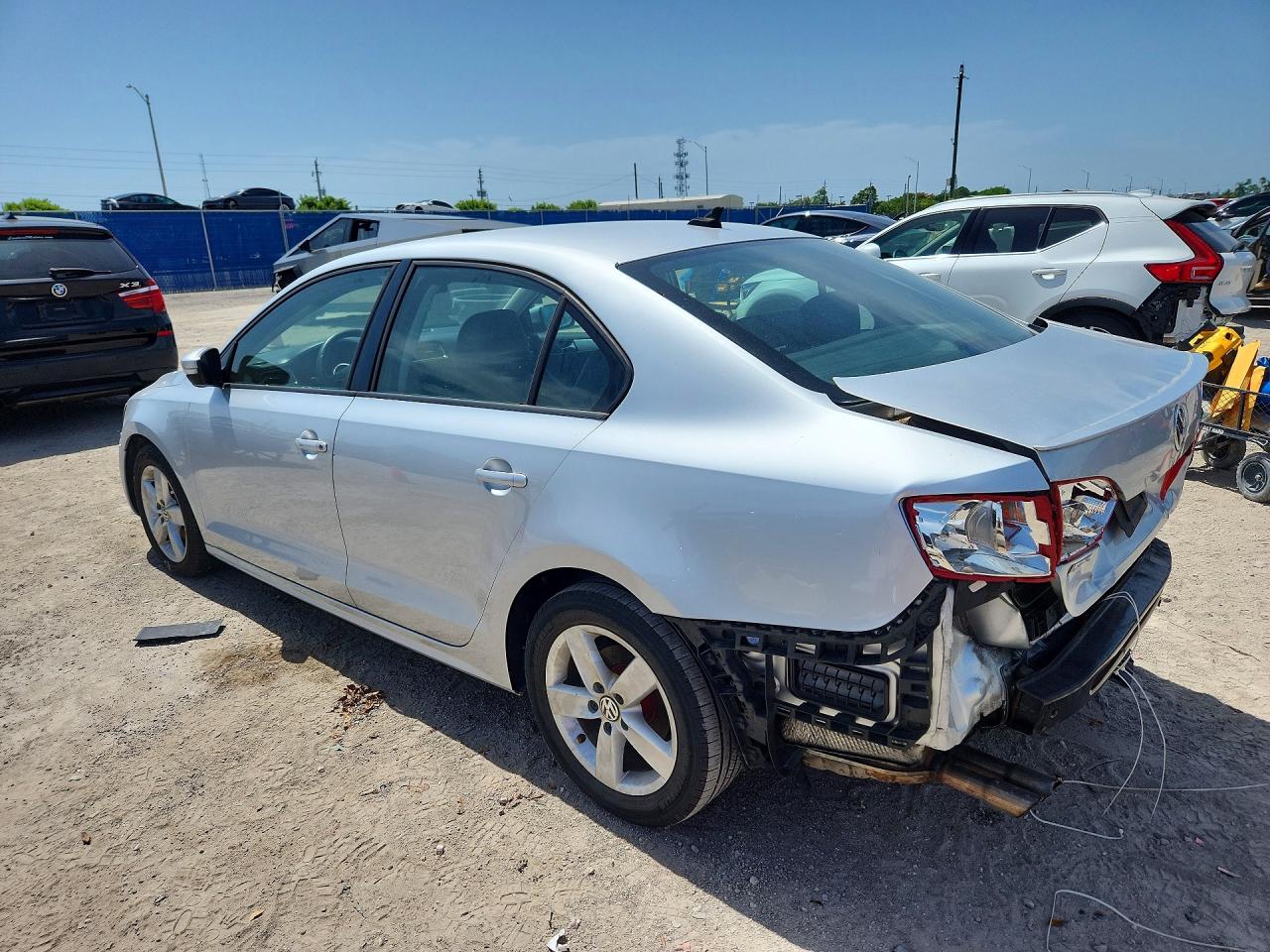 2012 Volkswagen Jetta Tdi Silver vin: 3VWLL7AJ4CM082964