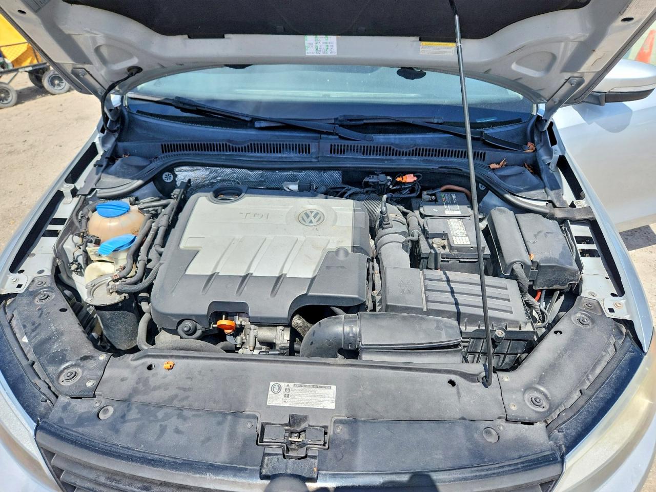 2012 Volkswagen Jetta Tdi Silver vin: 3VWLL7AJ4CM082964