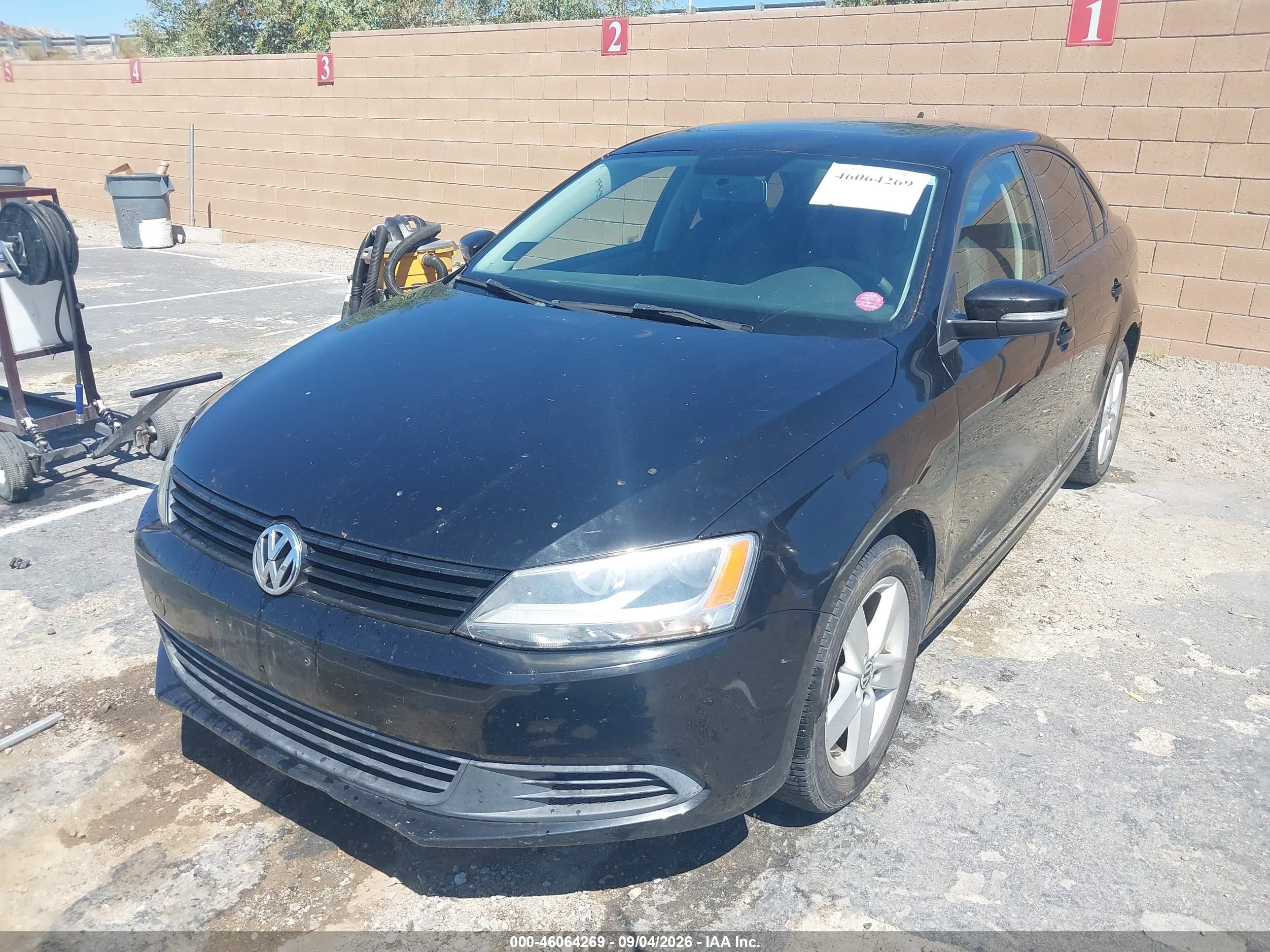 2012 Volkswagen Jetta 2.0l Tdi Черный vin: 3VWLL7AJ4CM338942