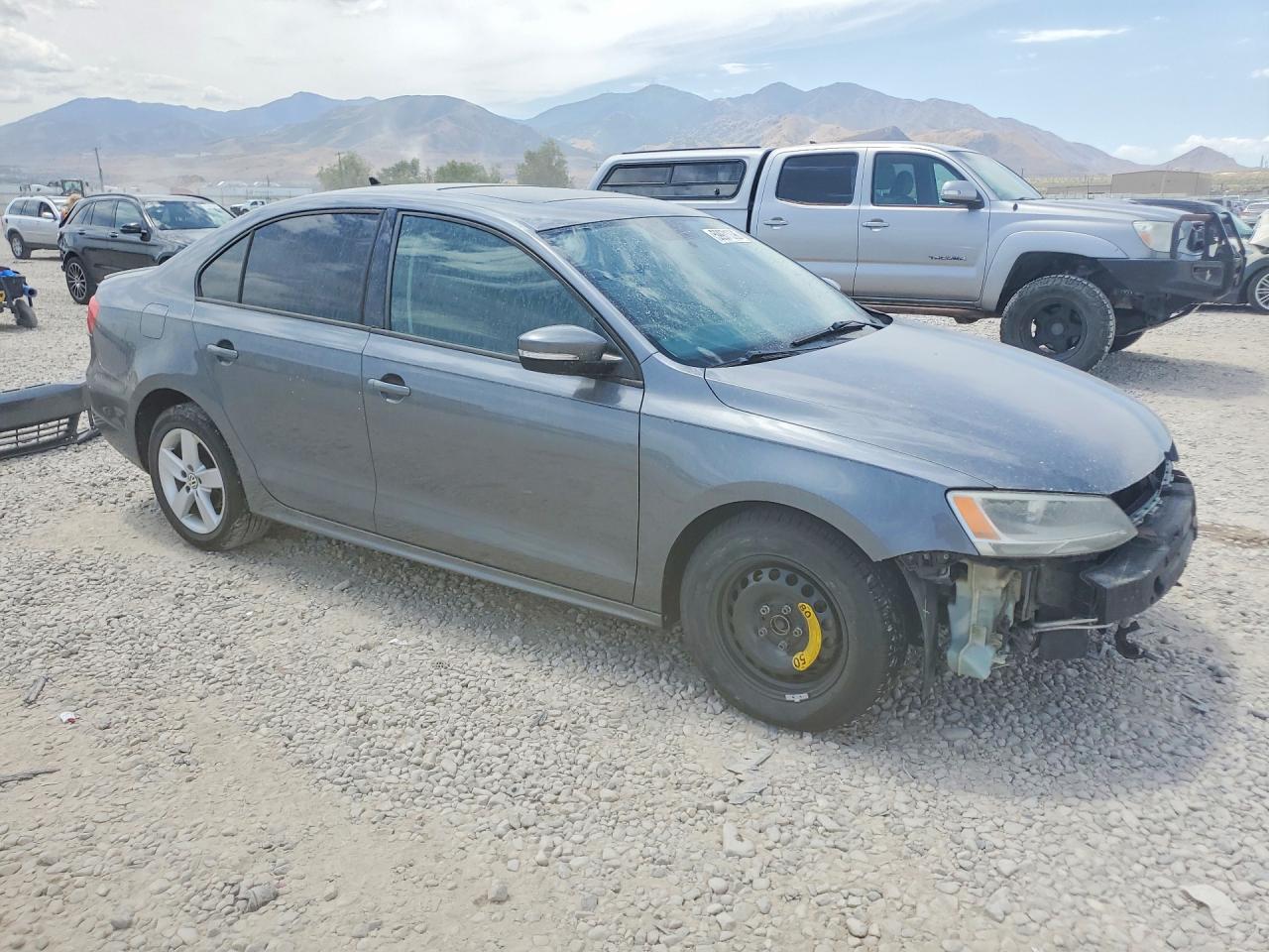 2012 Volkswagen Jetta Tdi Silver vin: 3VWLL7AJ4CM348533