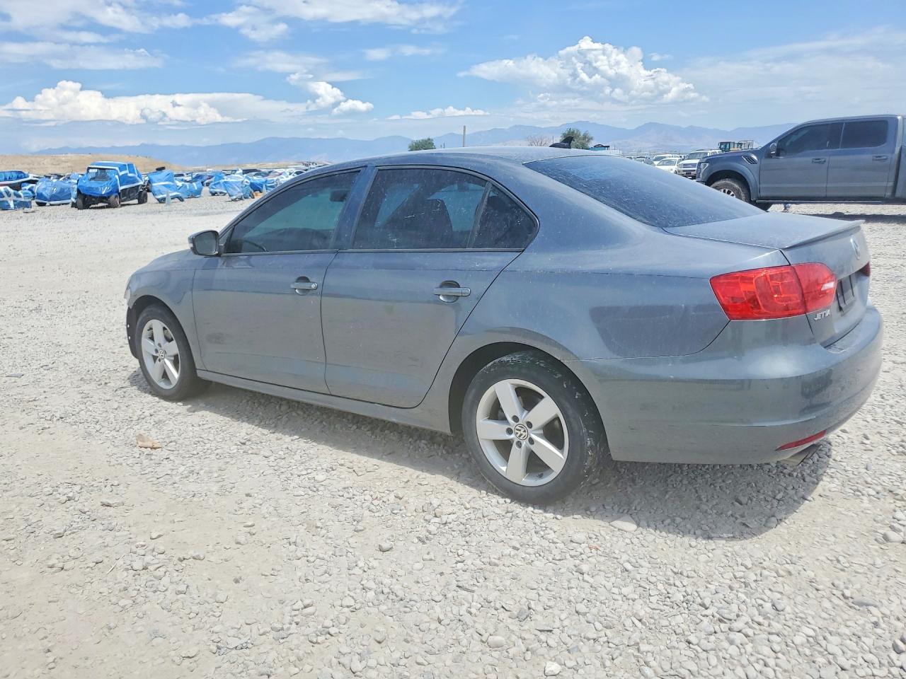 2012 Volkswagen Jetta Tdi Silver vin: 3VWLL7AJ4CM348533