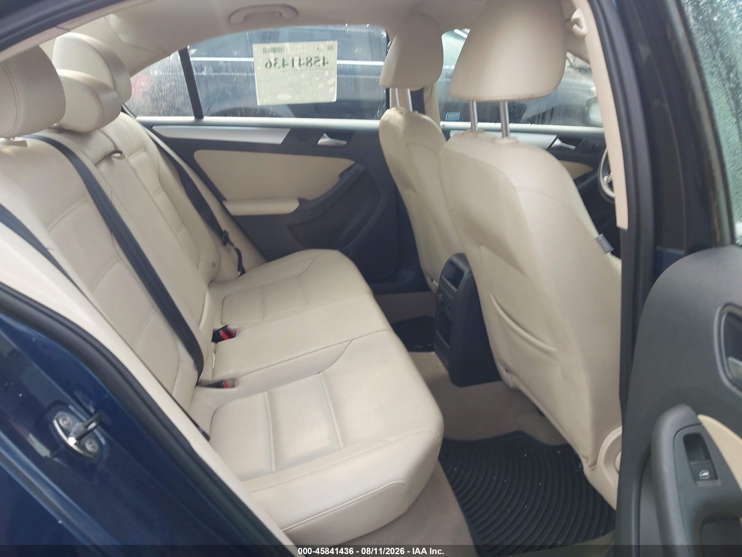 2012 Volkswagen Jetta 2.0l Tdi Blue vin: 3VWLL7AJ4CM407564