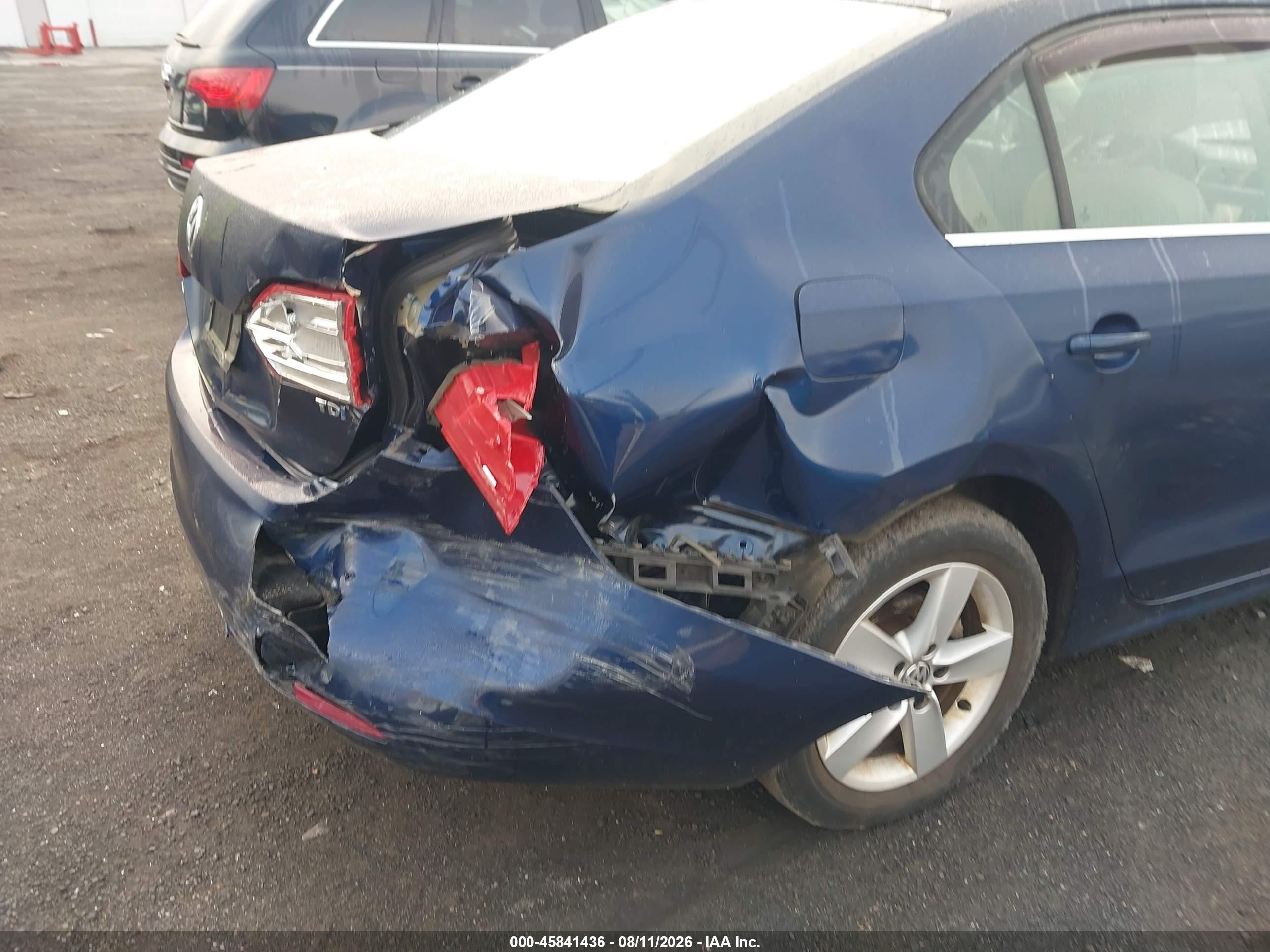 2012 Volkswagen Jetta 2.0l Tdi Blue vin: 3VWLL7AJ4CM407564