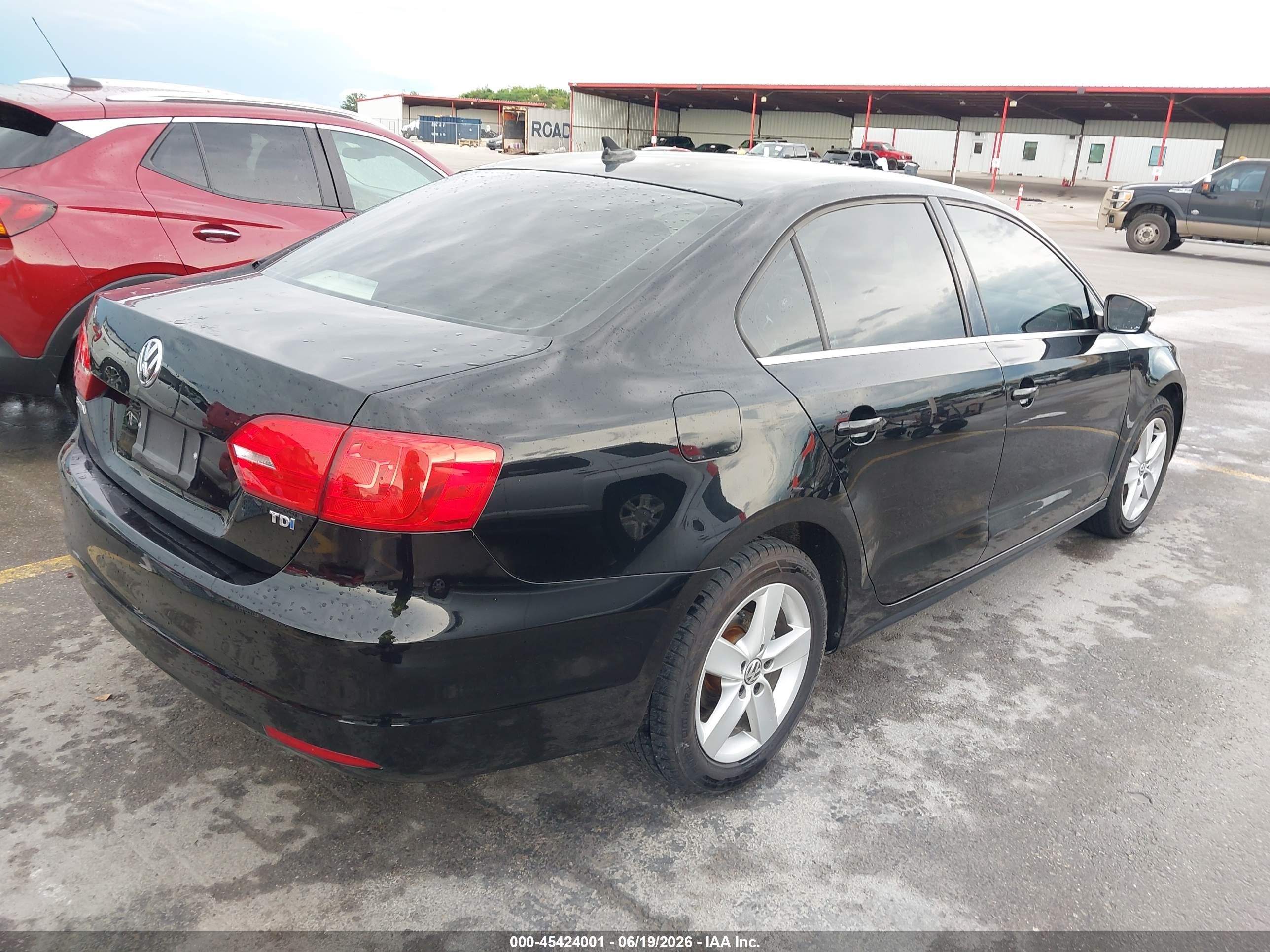 2013 Volkswagen Jetta 2.0l Tdi Black vin: 3VWLL7AJ4DM270546