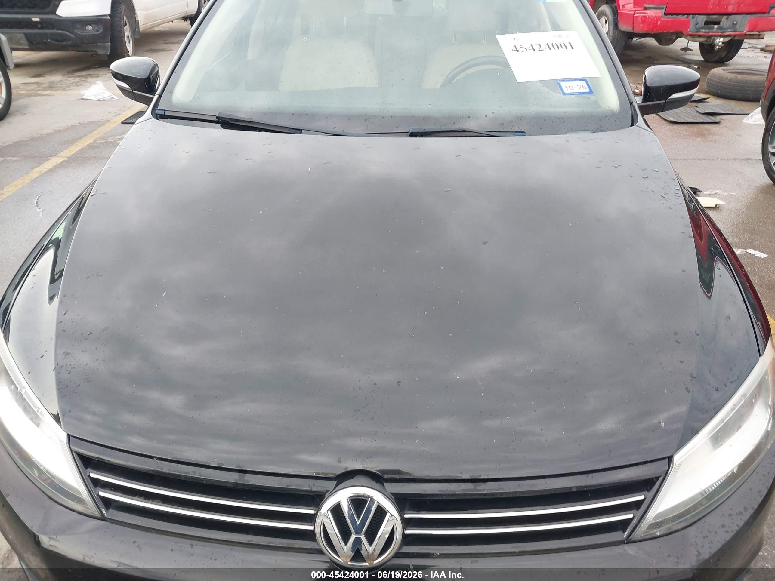2013 Volkswagen Jetta 2.0l Tdi Black vin: 3VWLL7AJ4DM270546