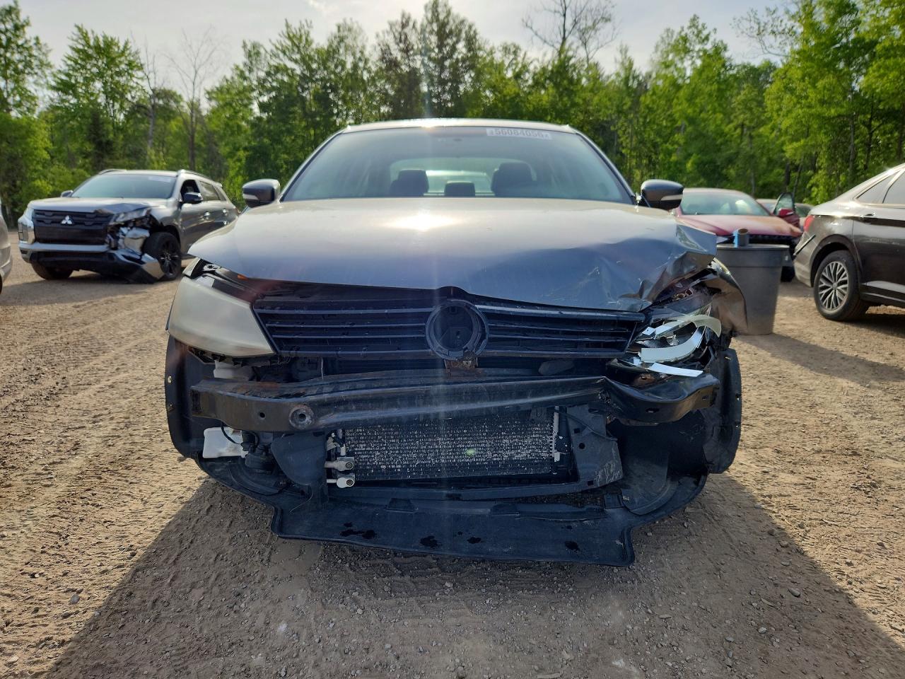 2013 Volkswagen Jetta Tdi Gray vin: 3VWLL7AJ4DM352227