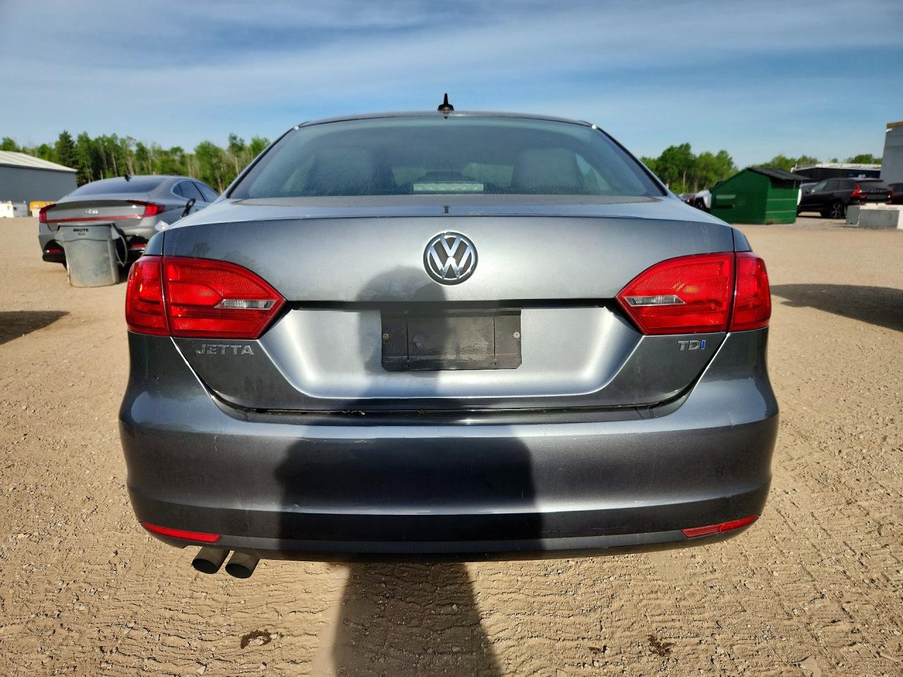 2013 Volkswagen Jetta Tdi Gray vin: 3VWLL7AJ4DM352227