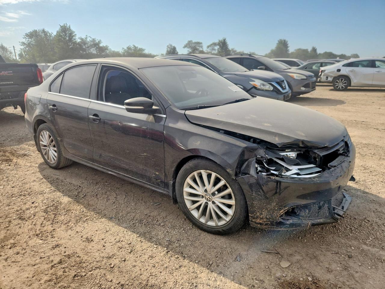 2013 Volkswagen Jetta Tdi Black vin: 3VWLL7AJ4DM368203