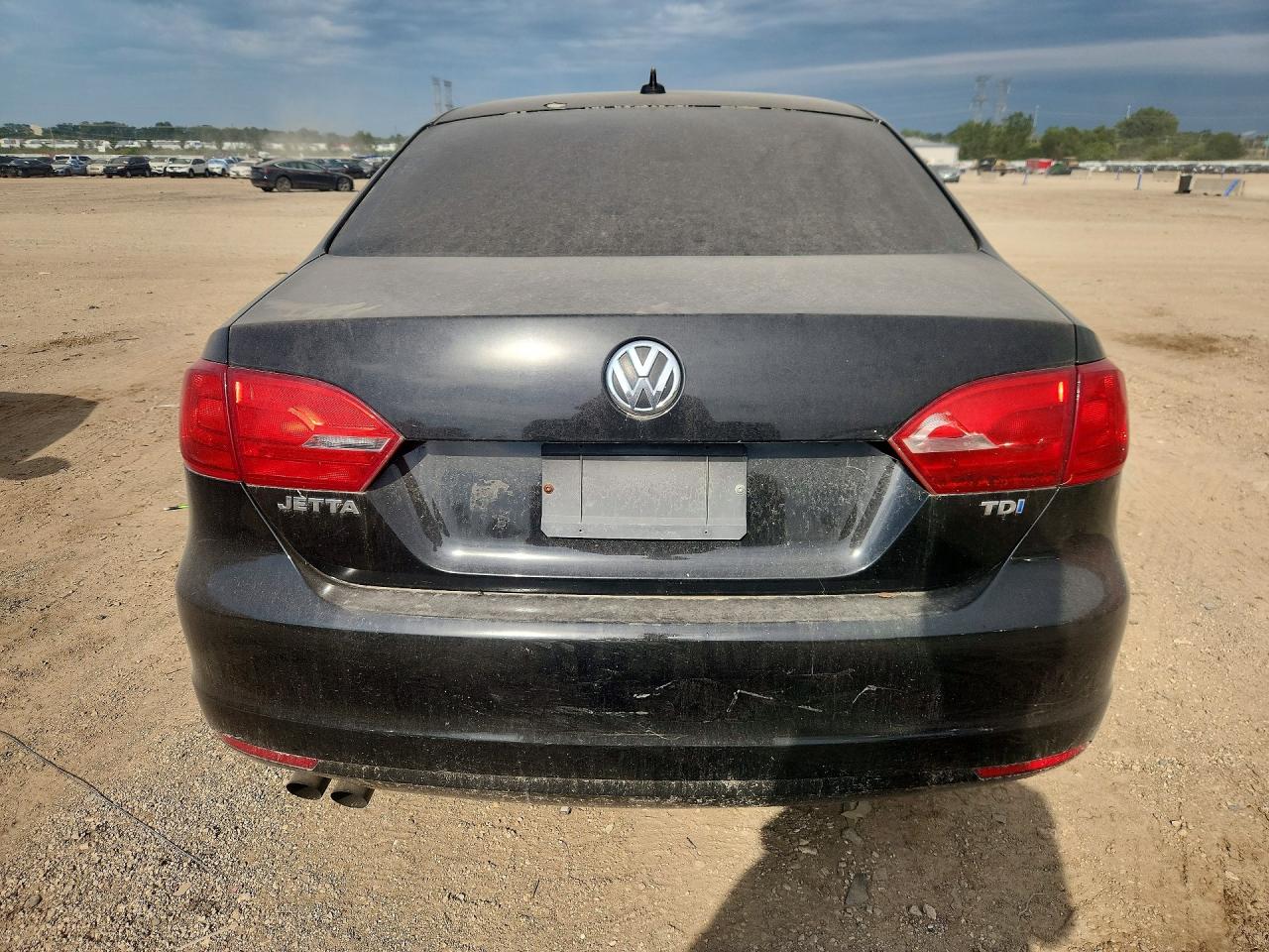 2013 Volkswagen Jetta Tdi Black vin: 3VWLL7AJ4DM368203