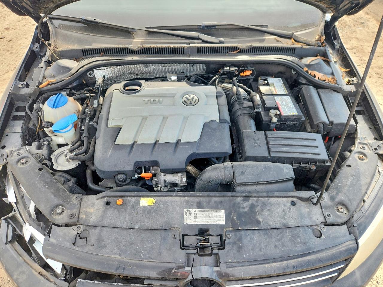 2013 Volkswagen Jetta Tdi Black vin: 3VWLL7AJ4DM368203