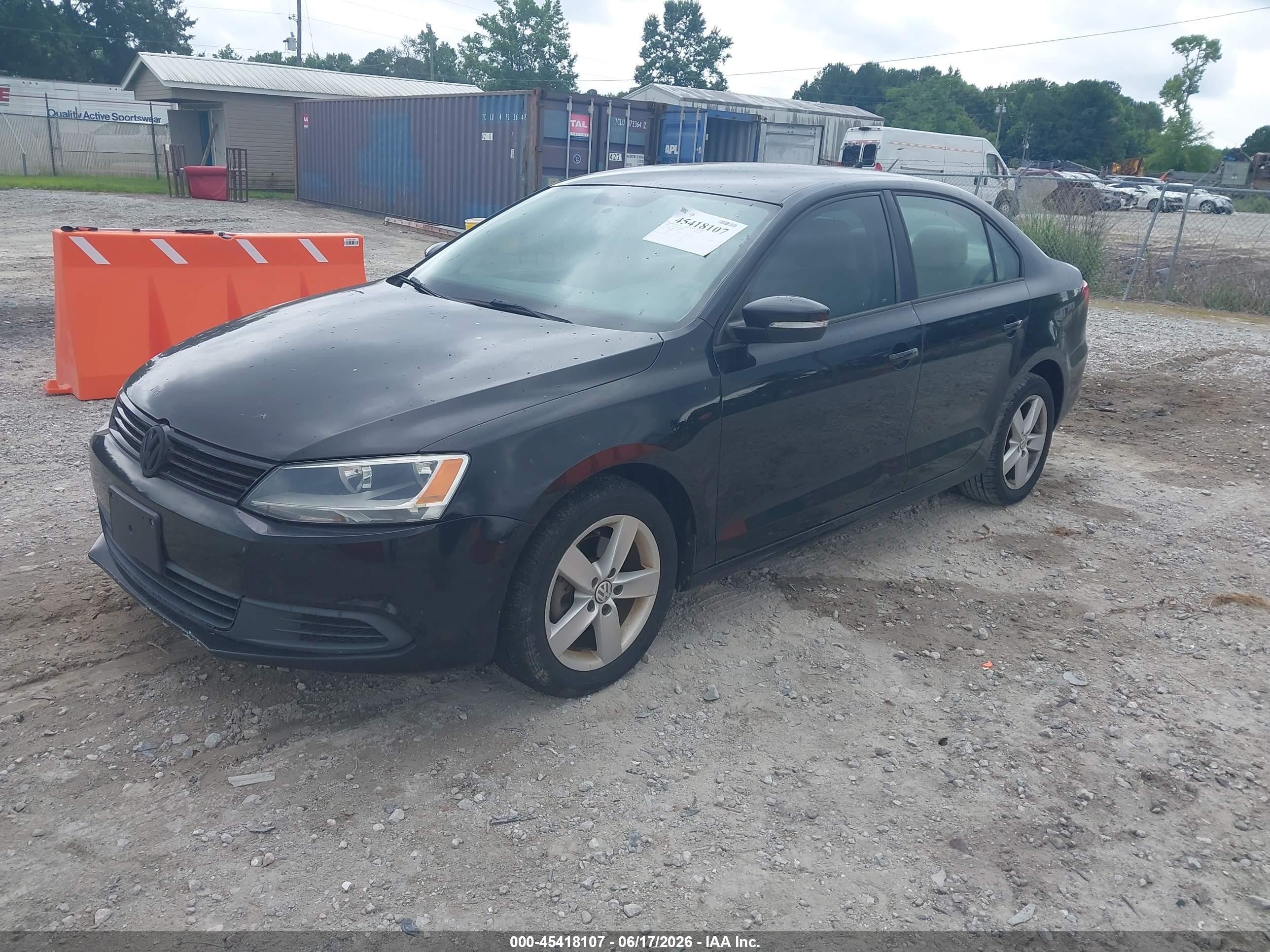 2013 Volkswagen Jetta 2.0l Tdi Black vin: 3VWLL7AJ4DM381727