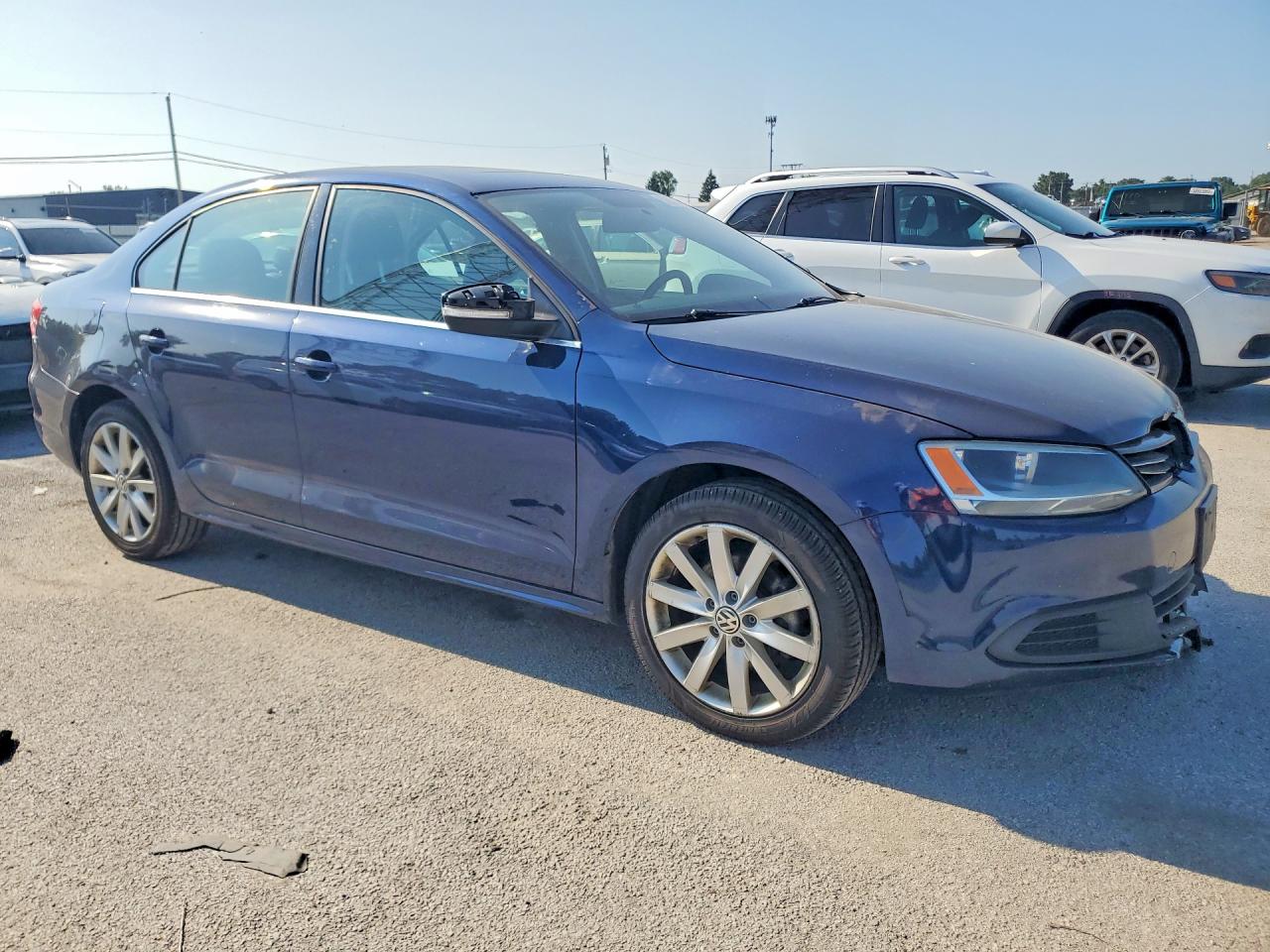 2013 Volkswagen Jetta Tdi Blue vin: 3VWLL7AJ4DM384448