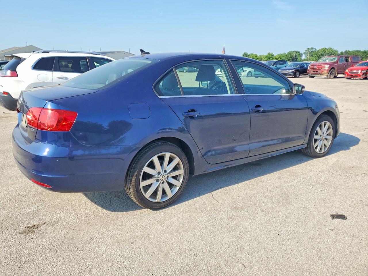 2013 Volkswagen Jetta Tdi Blue vin: 3VWLL7AJ4DM384448