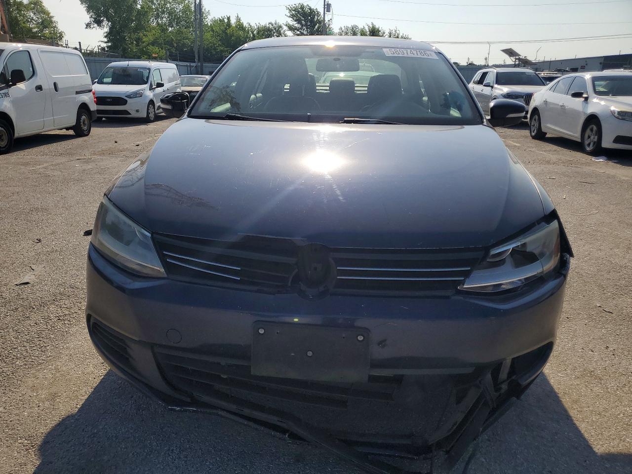 2013 Volkswagen Jetta Tdi Blue vin: 3VWLL7AJ4DM384448