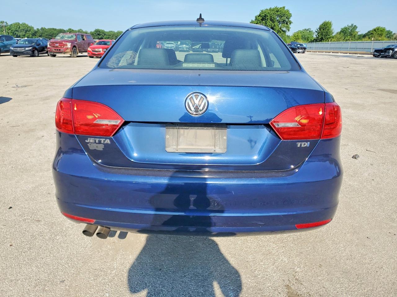 2013 Volkswagen Jetta Tdi Blue vin: 3VWLL7AJ4DM384448