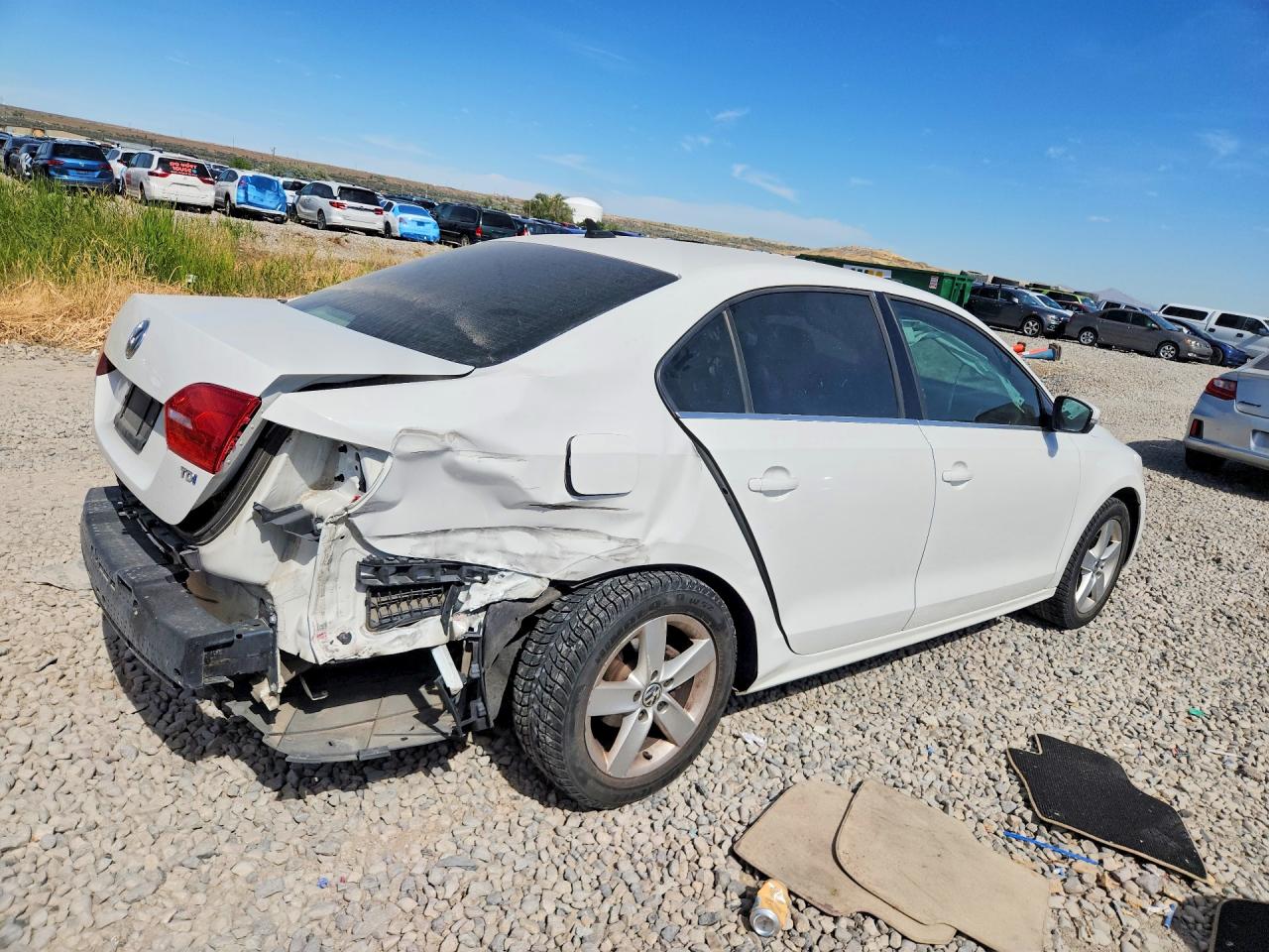 2013 Volkswagen Jetta Tdi White vin: 3VWLL7AJ4DM414080
