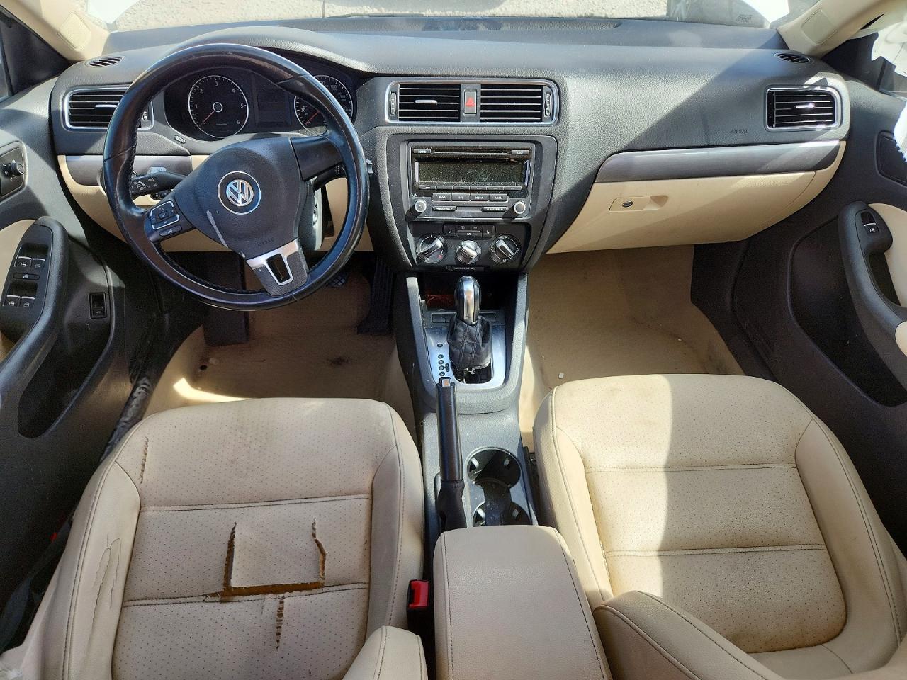 2013 Volkswagen Jetta Tdi White vin: 3VWLL7AJ4DM414080