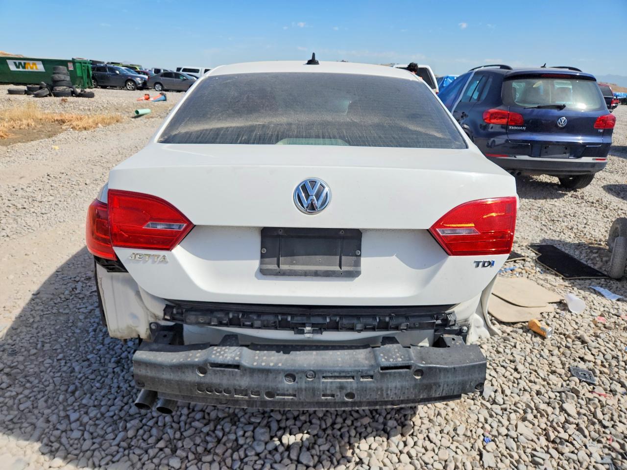 2013 Volkswagen Jetta Tdi White vin: 3VWLL7AJ4DM414080