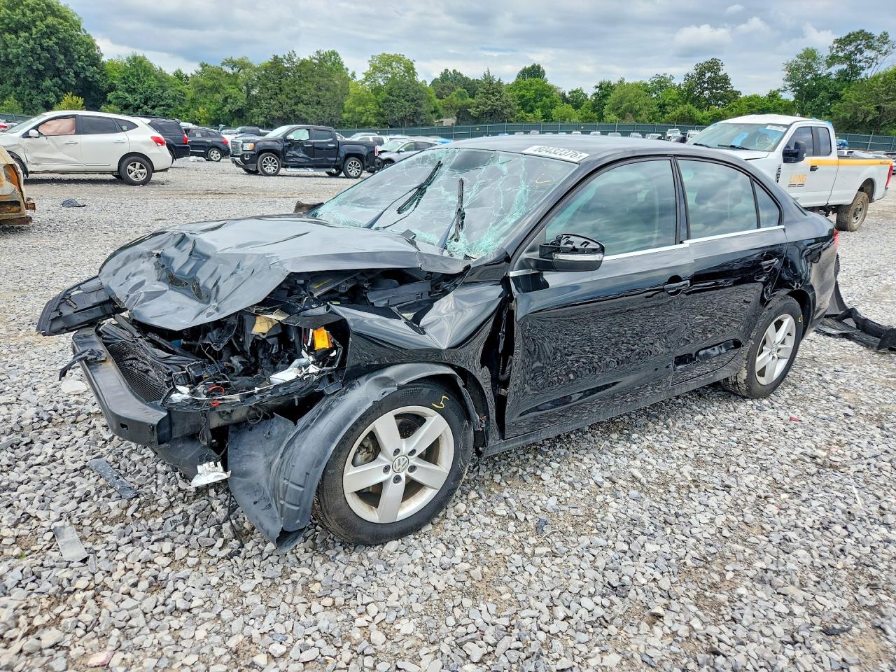2013 Volkswagen Jetta Tdi Black vin: 3VWLL7AJ4DM431235