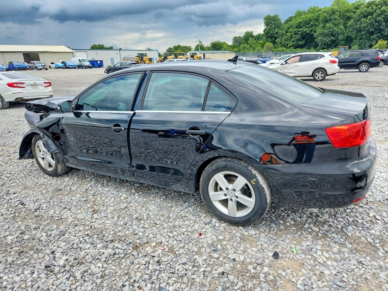 2013 Volkswagen Jetta Tdi Black vin: 3VWLL7AJ4DM431235