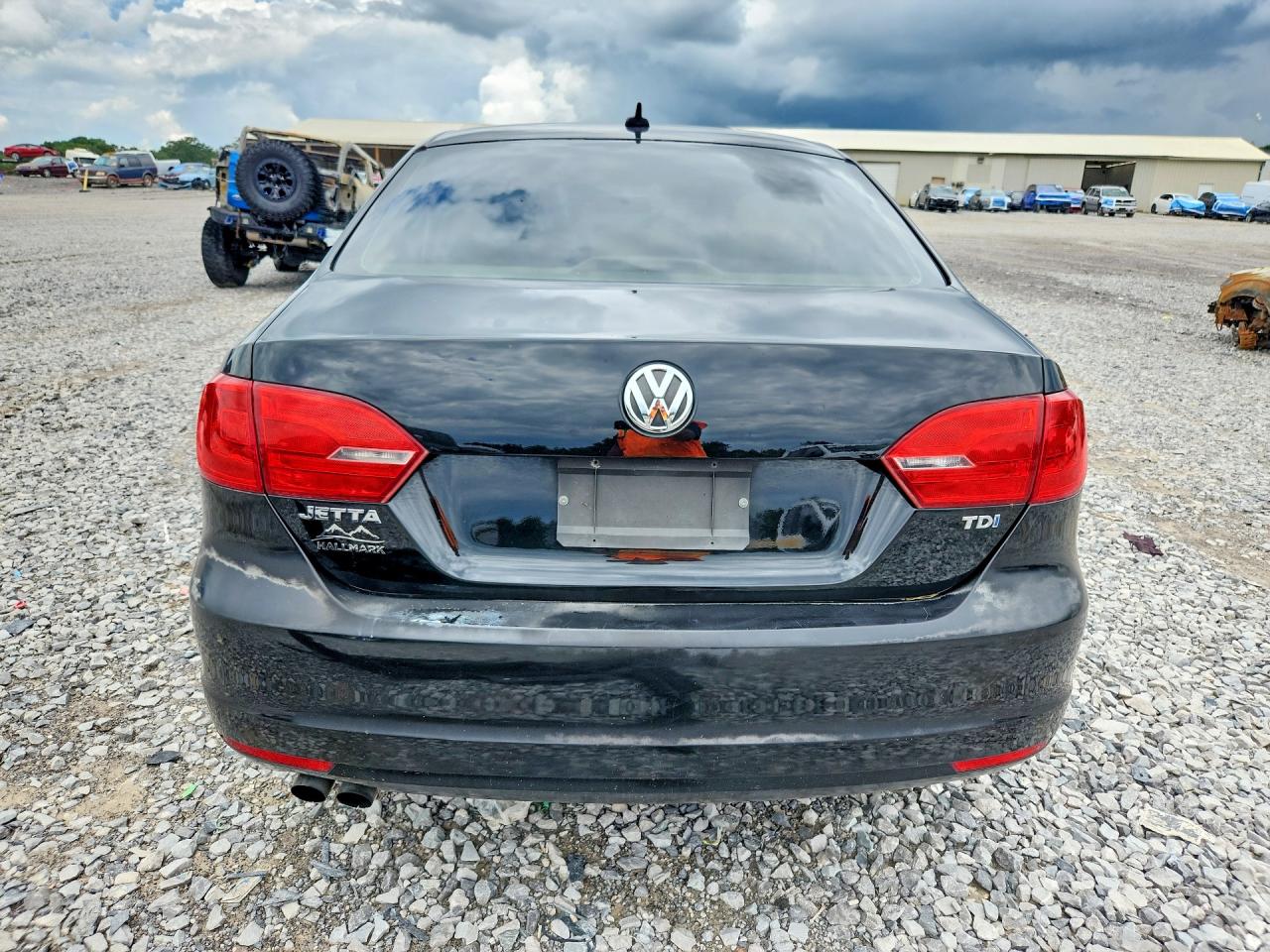 2013 Volkswagen Jetta Tdi Black vin: 3VWLL7AJ4DM431235