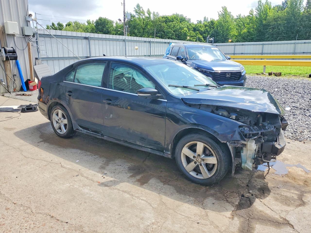 2014 Volkswagen Jetta Tdi Black vin: 3VWLL7AJ4EM259984
