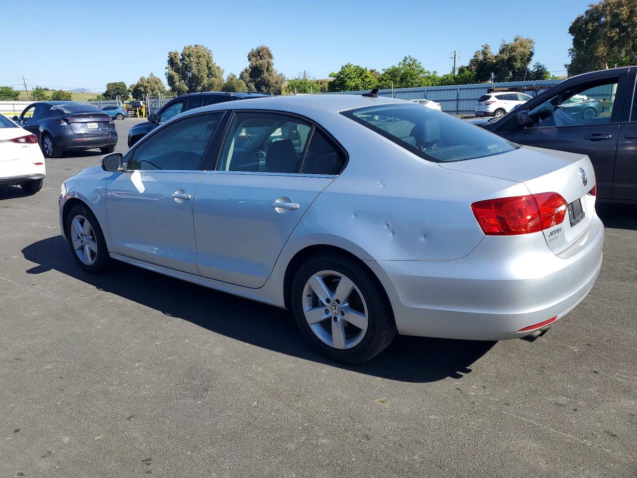 2014 Volkswagen Jetta Tdi Silver vin: 3VWLL7AJ4EM269849