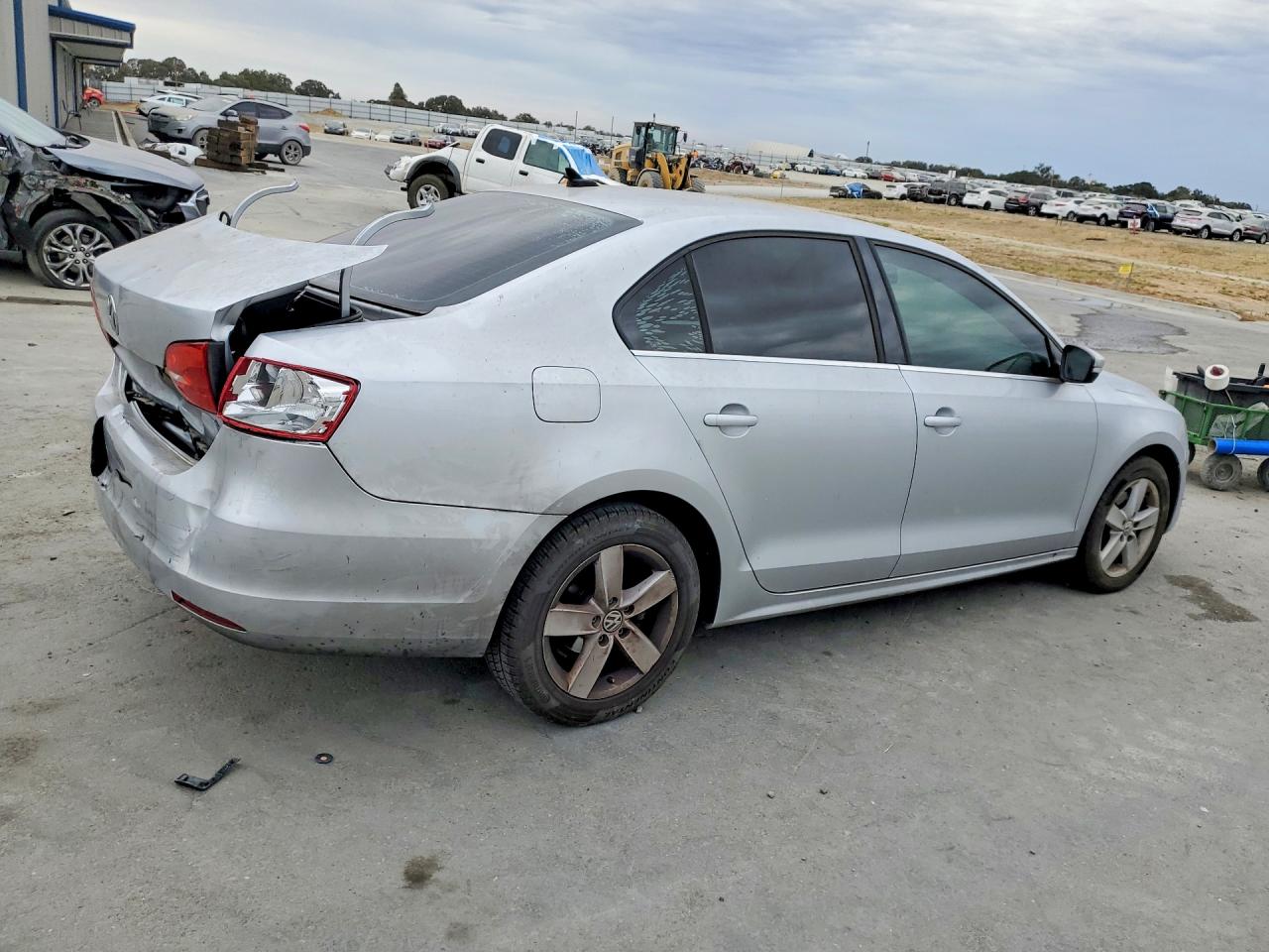 2014 Volkswagen Jetta Tdi Silver vin: 3VWLL7AJ4EM294301