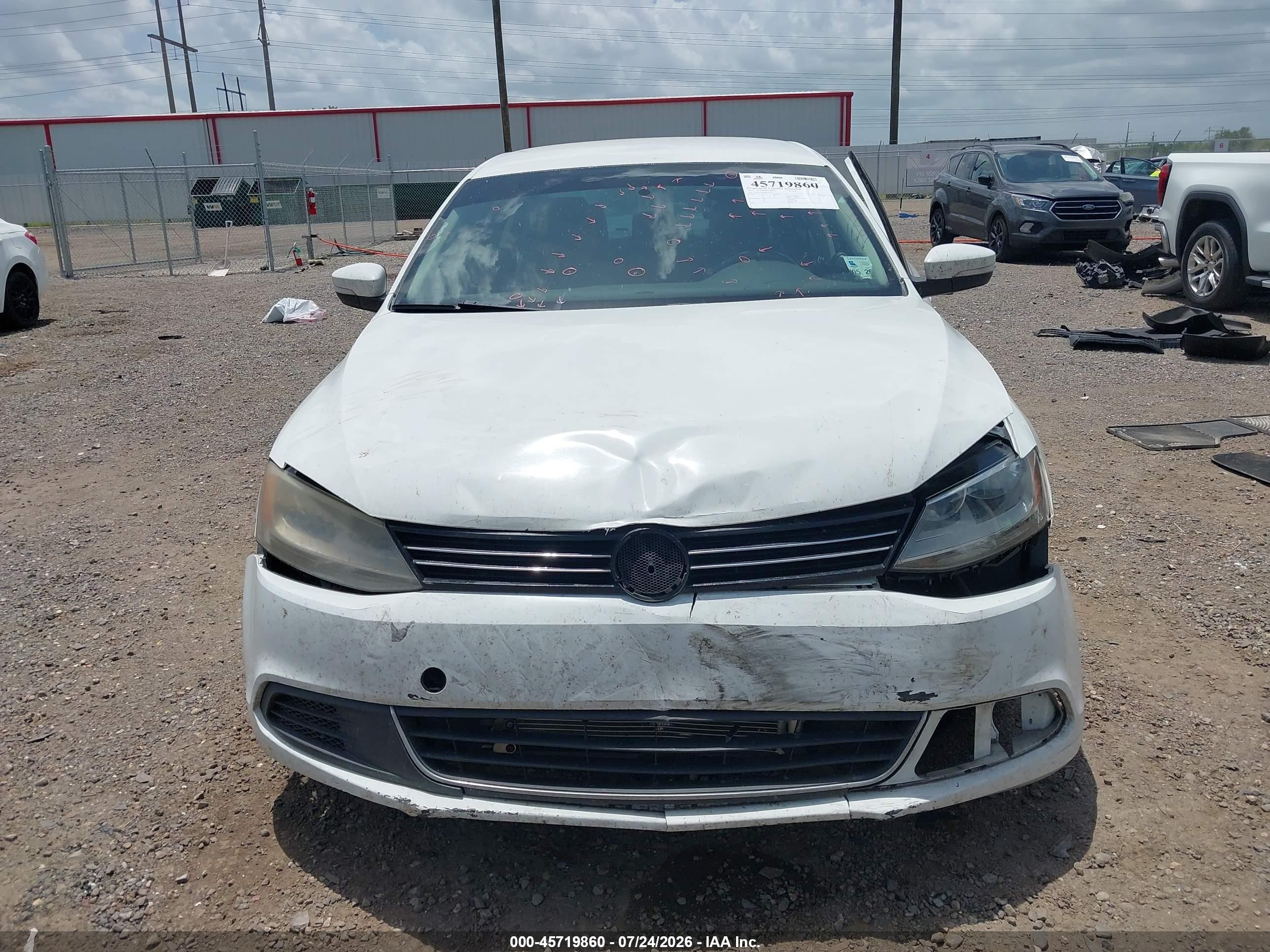 2014 Volkswagen Jetta 2.0l Tdi White vin: 3VWLL7AJ4EM302591