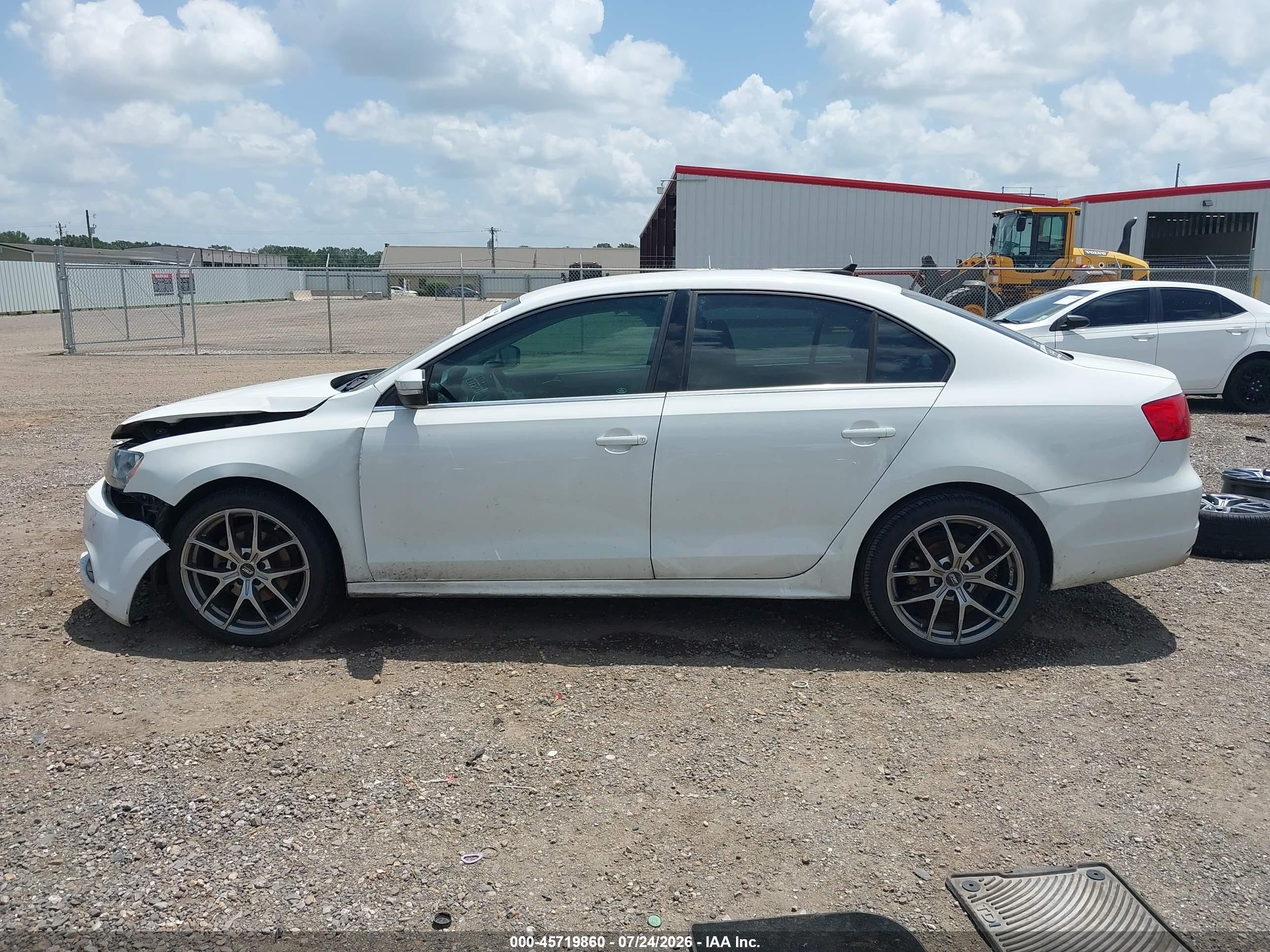 2014 Volkswagen Jetta 2.0l Tdi White vin: 3VWLL7AJ4EM302591