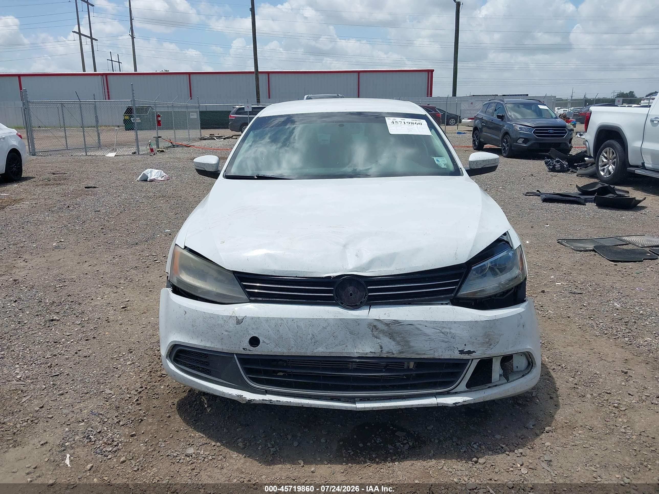 2014 Volkswagen Jetta 2.0l Tdi White vin: 3VWLL7AJ4EM302591
