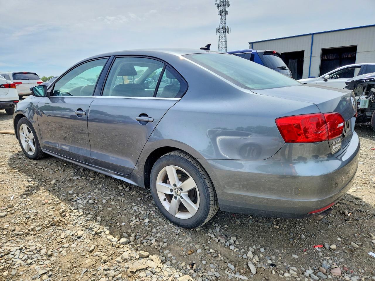 2014 Volkswagen Jetta Tdi Gray vin: 3VWLL7AJ4EM303160