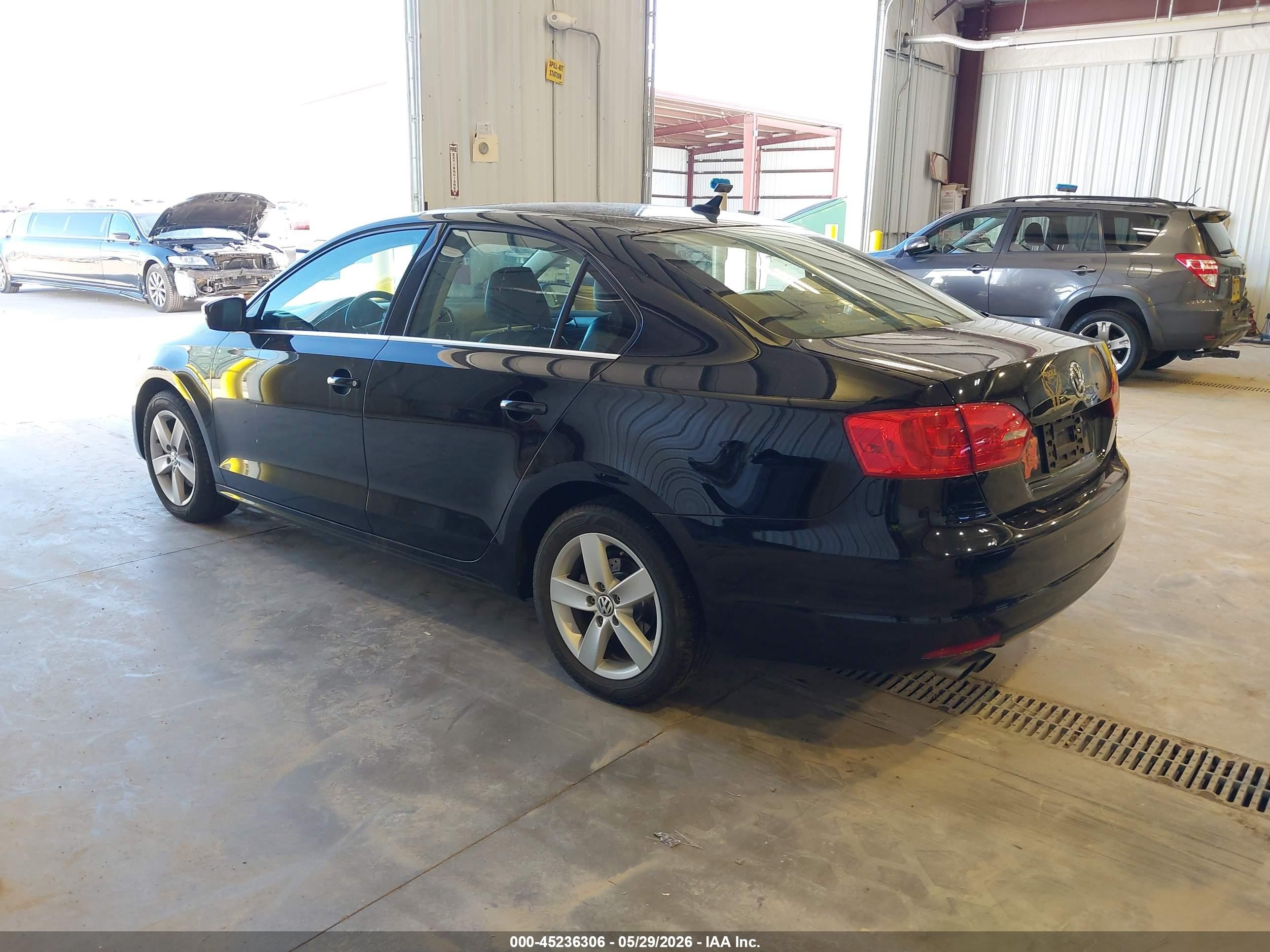 2014 Volkswagen Jetta 2.0l Tdi Black vin: 3VWLL7AJ4EM357932