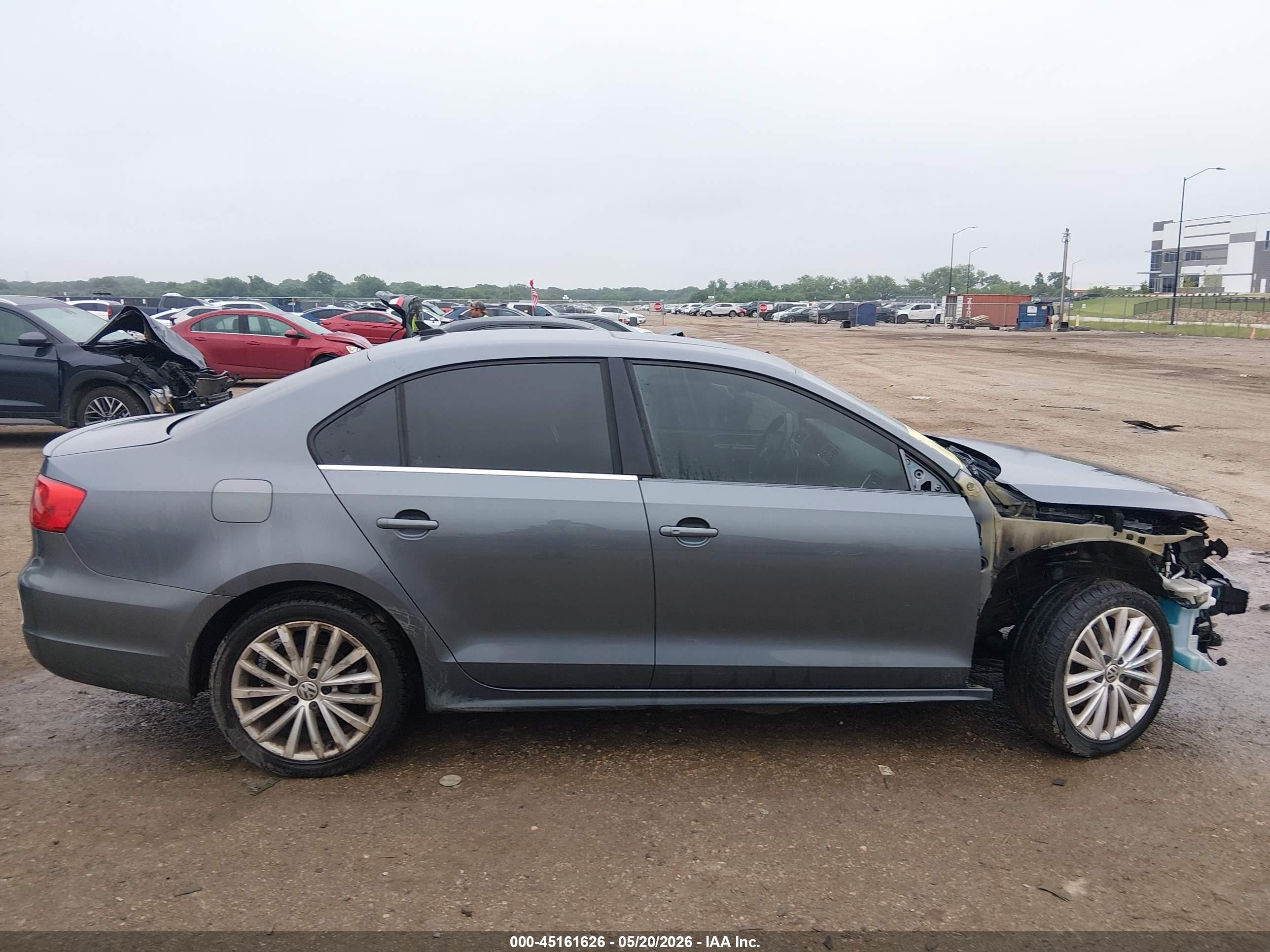 2014 Volkswagen Jetta 2.0l Tdi Gray vin: 3VWLL7AJ4EM380109